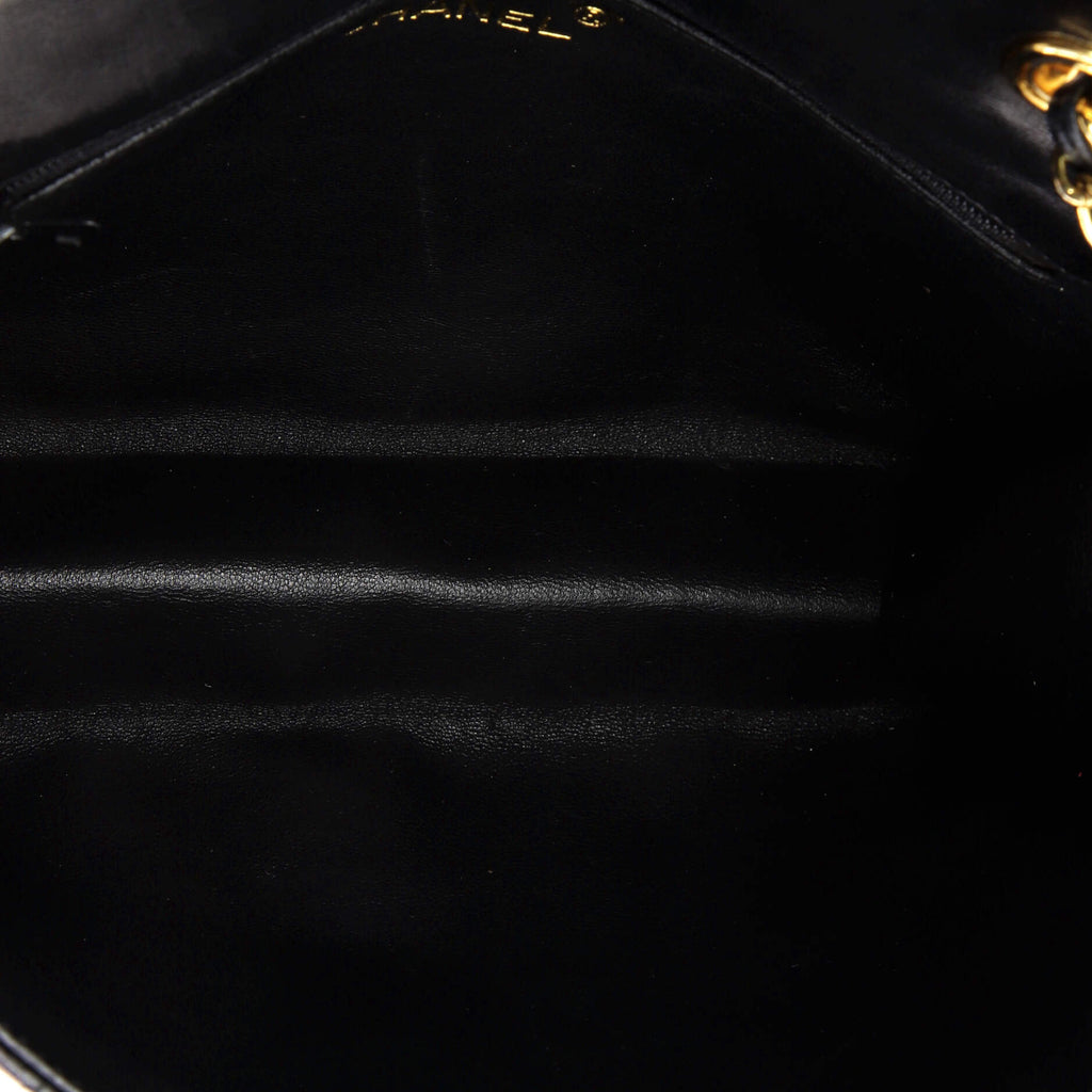 Vintage Tassel Flap Bag Quilted Lambskin Mini