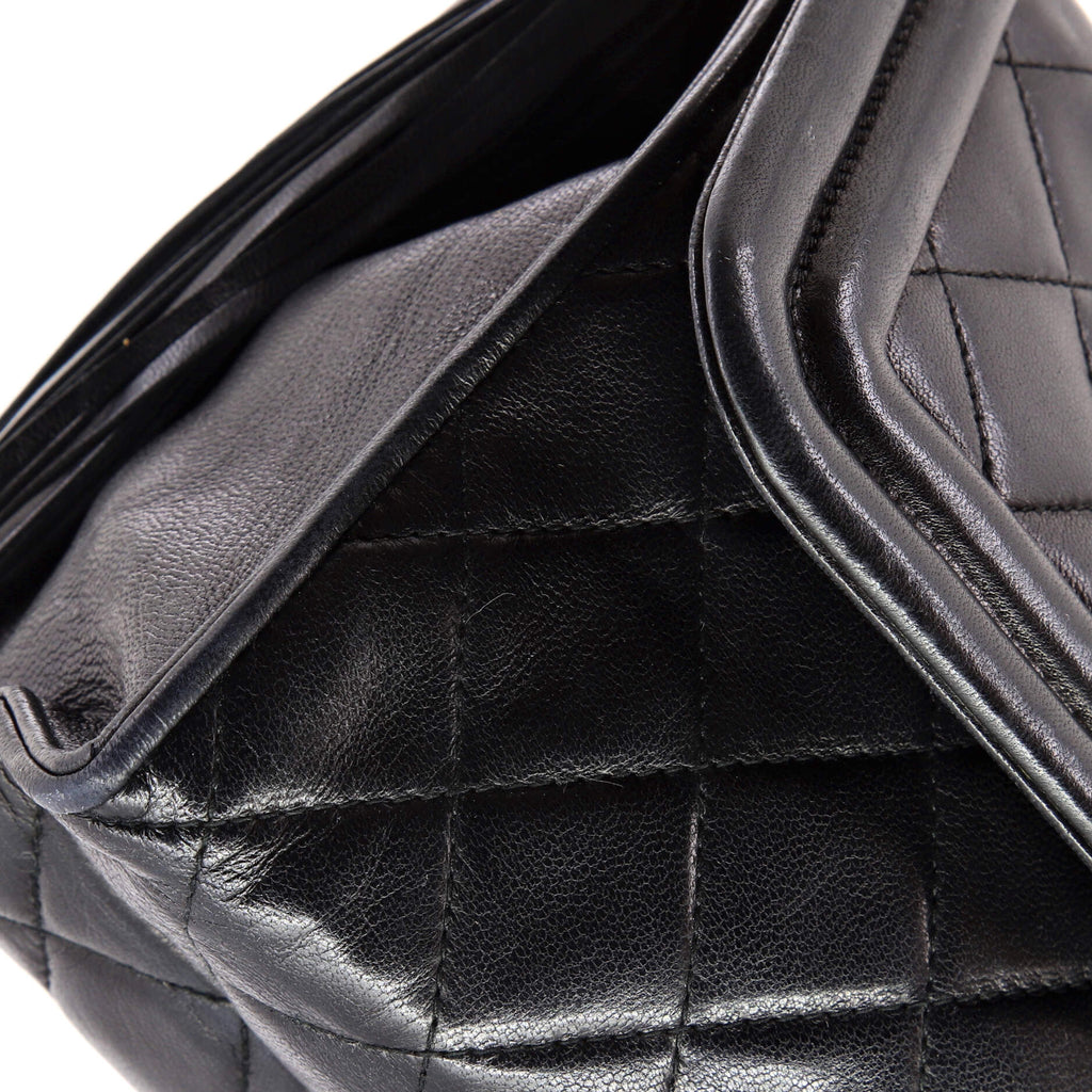 Vintage Tassel Flap Bag Quilted Lambskin Mini
