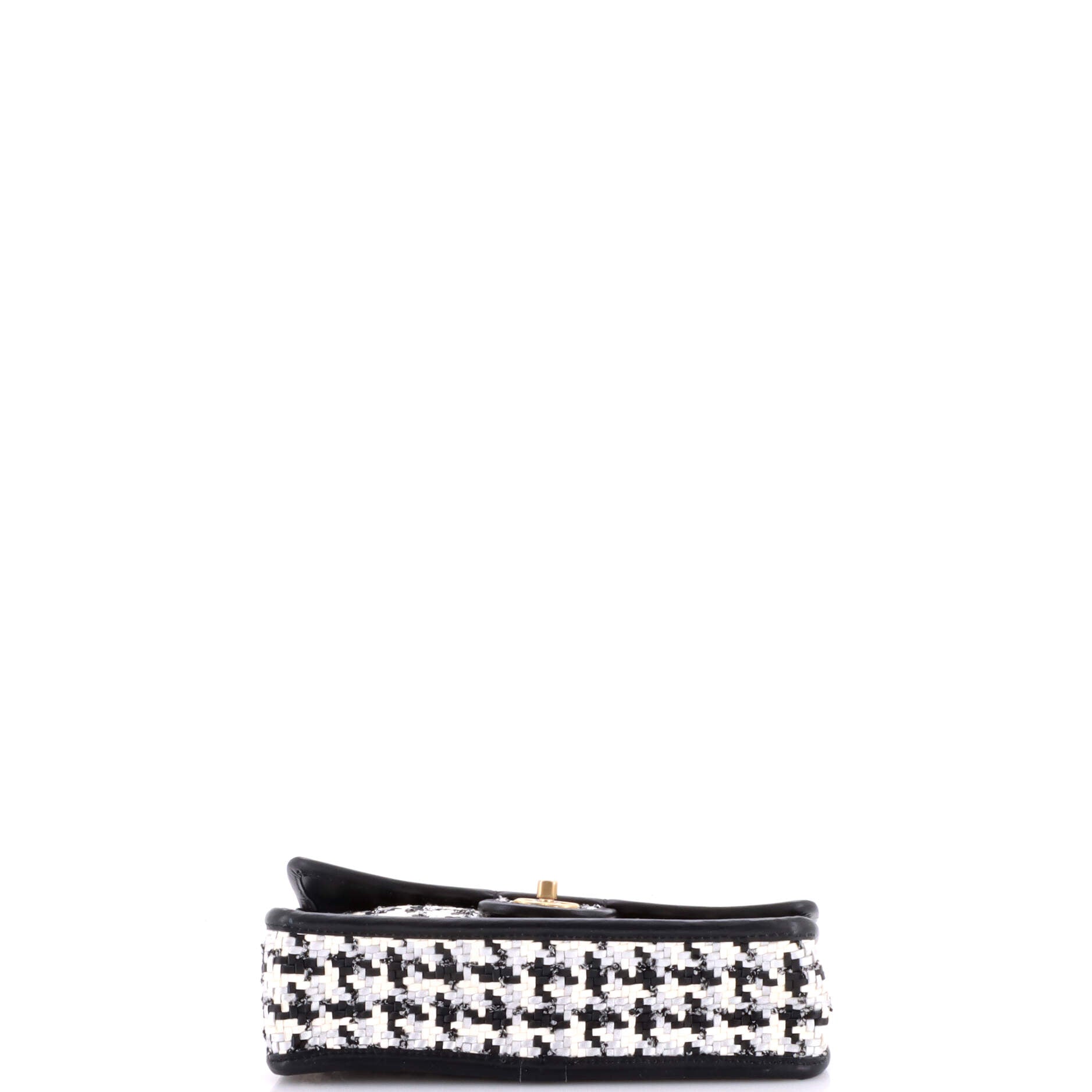 Classic Single Flap Bag Woven Lambskin and Viscose Small