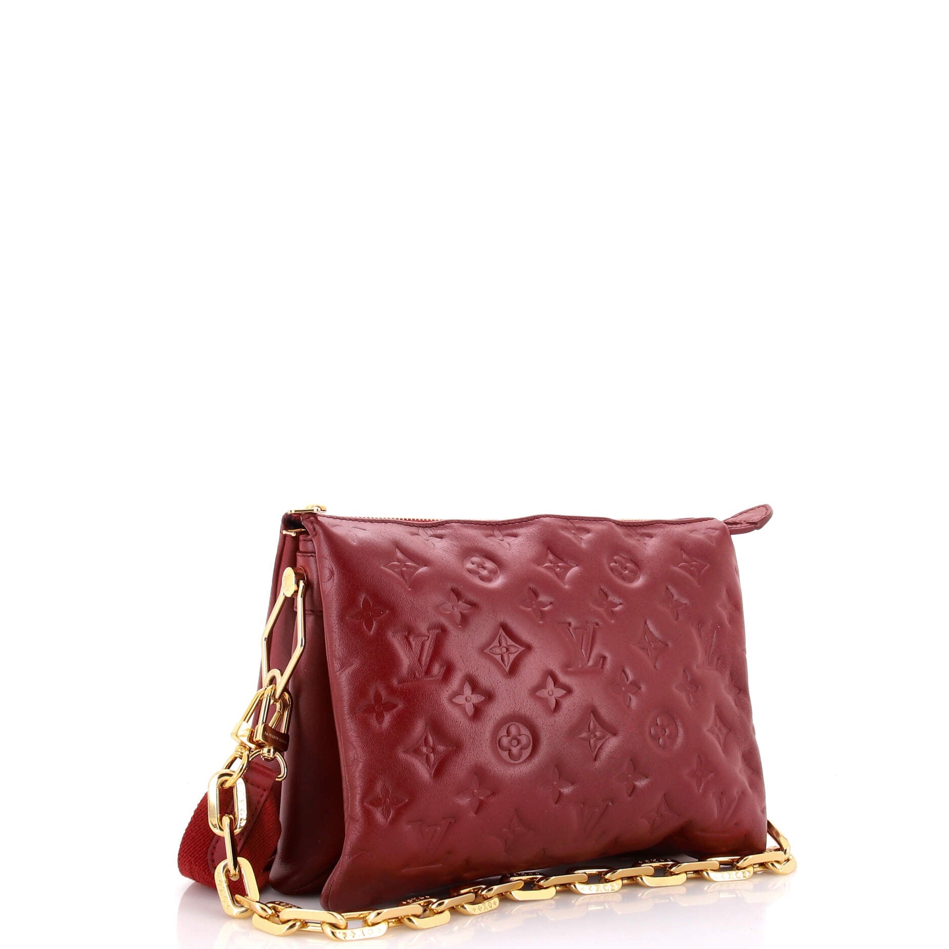 Coussin Bag Monogram Embossed Lambskin PM