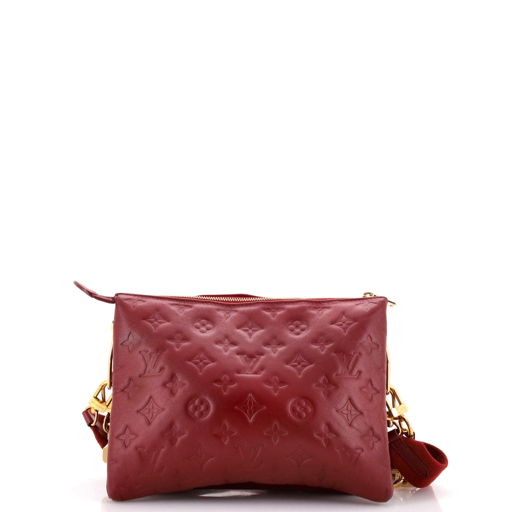 Coussin Bag Monogram Embossed Lambskin PM