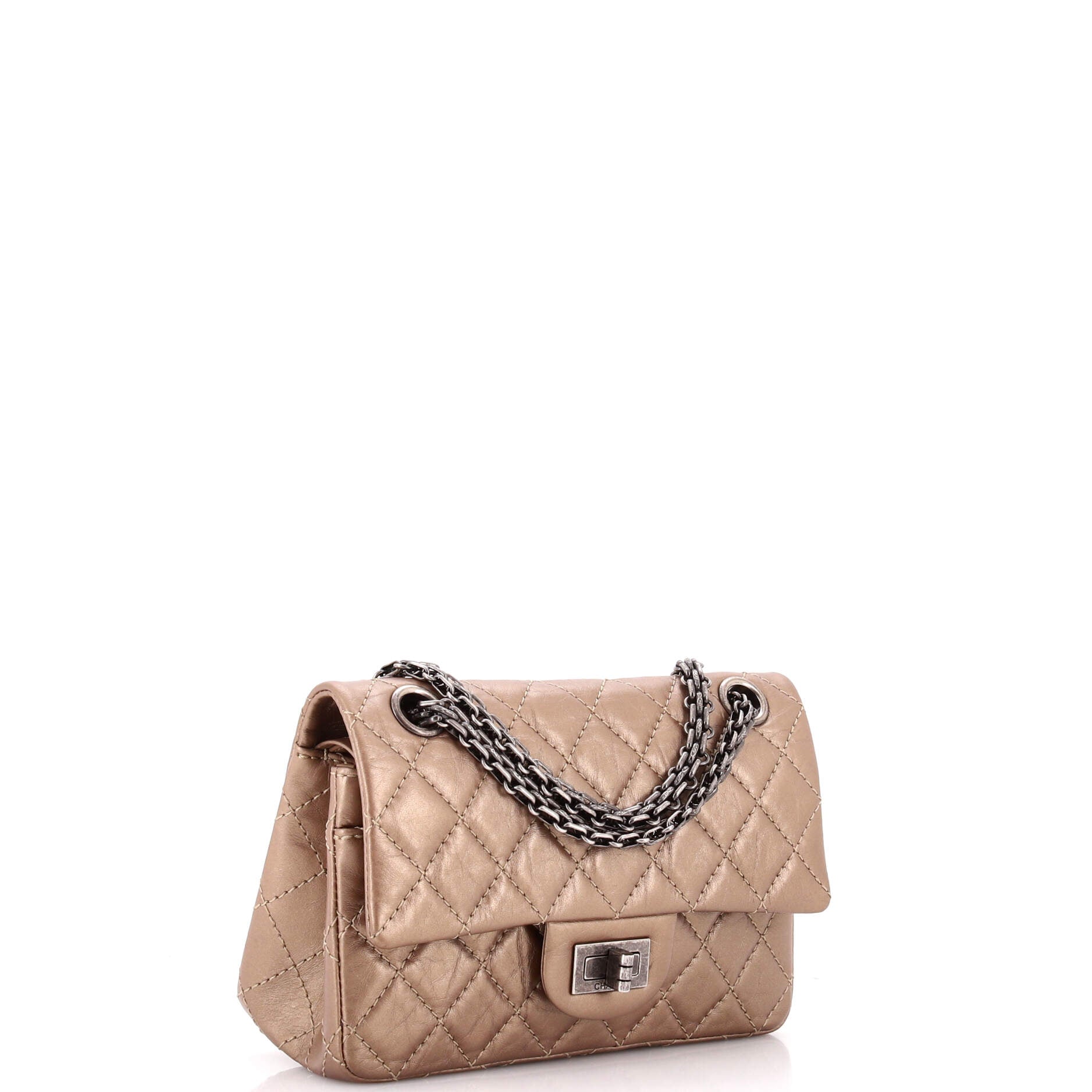 Reissue 2.55 Flap Bag Quilted Aged Calfskin 224