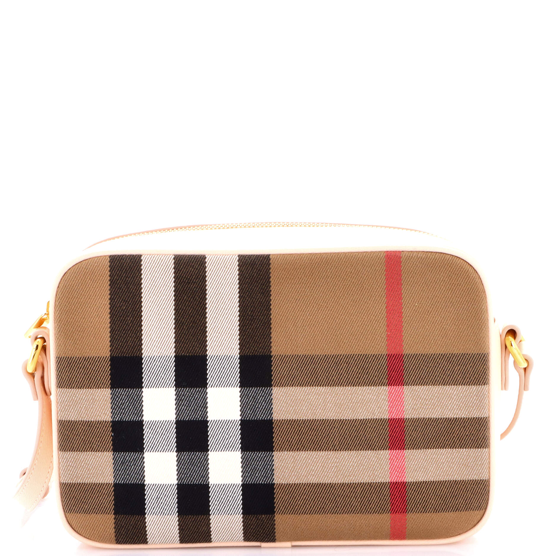 Camera Bag House Check Canvas Large