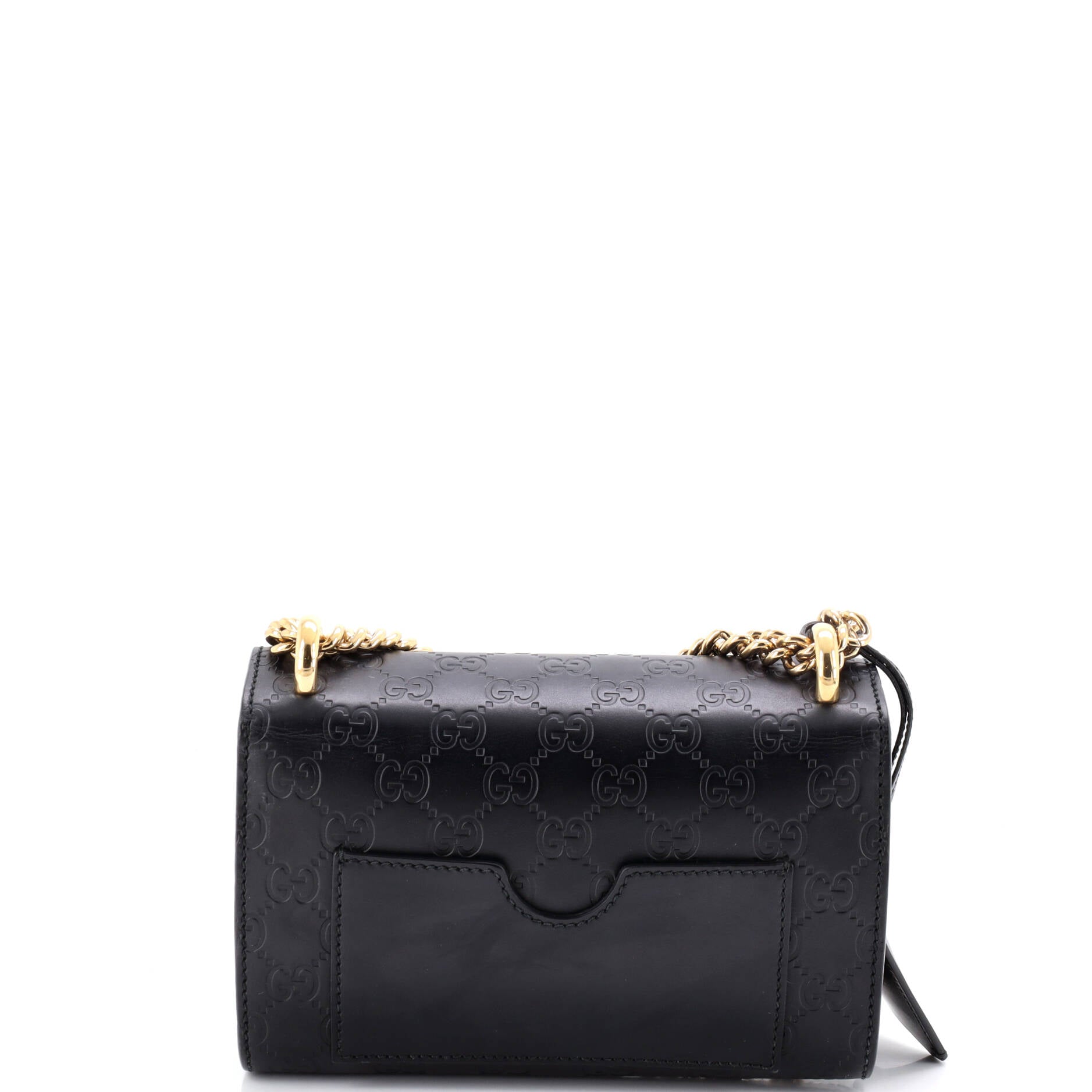 Padlock Shoulder Bag Guccissima Leather Small