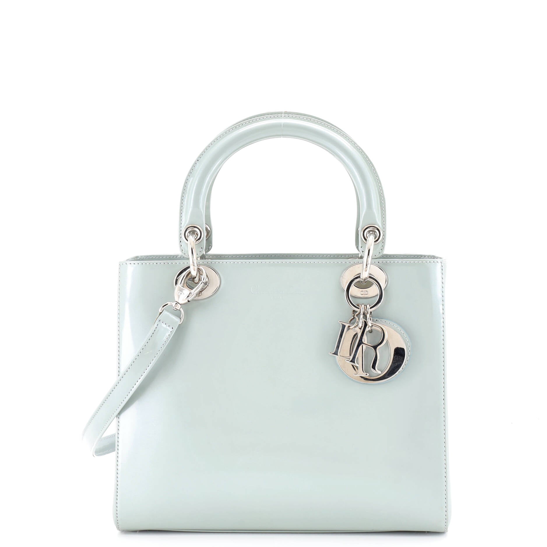 Lady Dior Bag Patent Medium