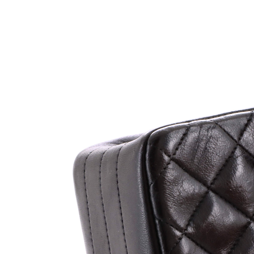 Vintage CC Chain Flap Bag Quilted Lambskin Small