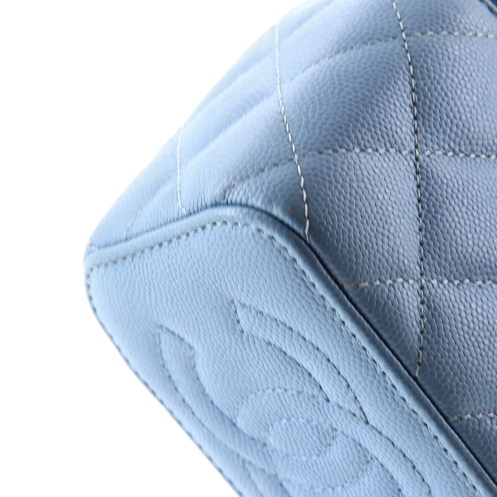 Classic Vanity Case with Chain Quilted Caviar Mini