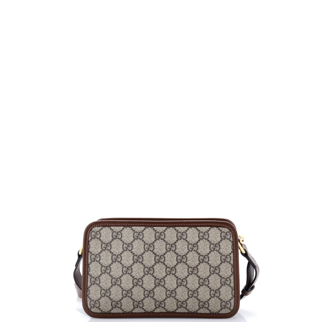 Interlocking G Patch Camera Bag GG Coated Canvas Mini