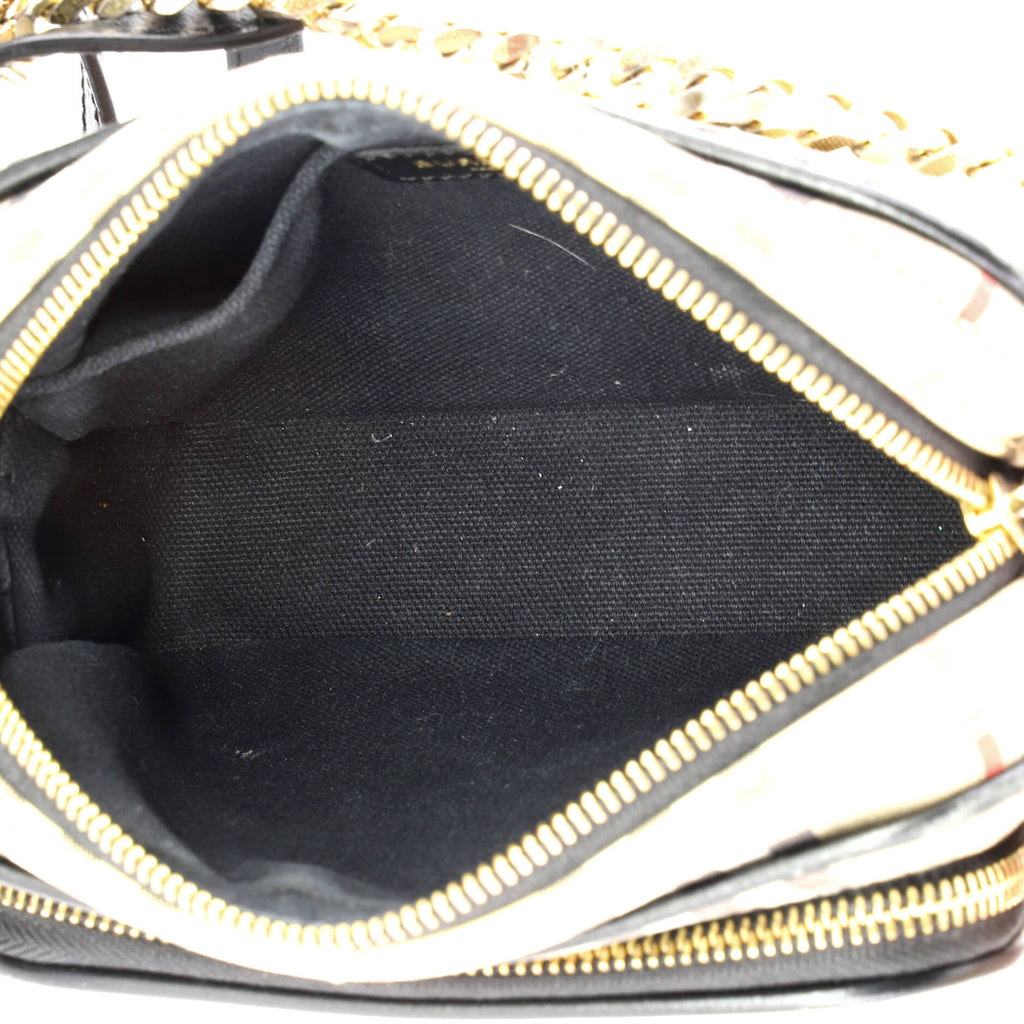 Camera Bag Vintage Check Canvas Small