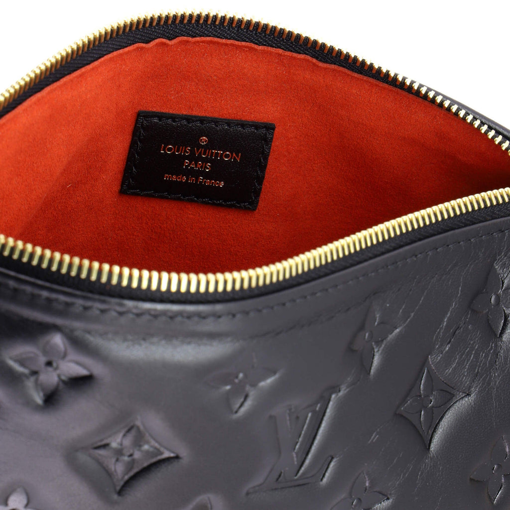 Coussin Bag Monogram Embossed Lambskin BB