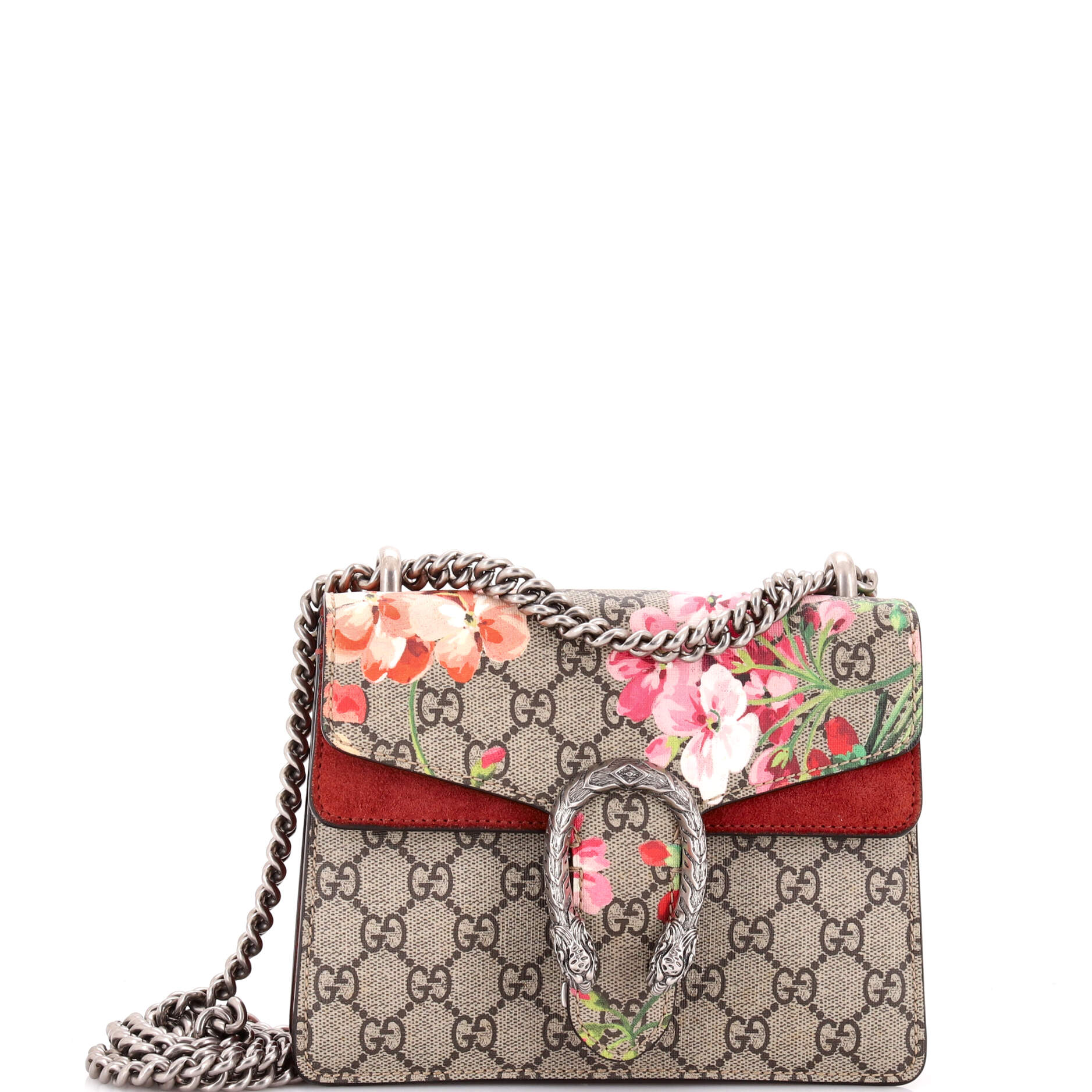 Dionysus Bag Blooms Print GG Coated Canvas Mini