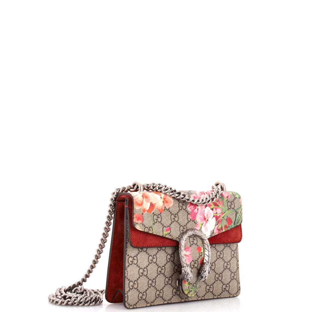 Dionysus Bag Blooms Print GG Coated Canvas Mini