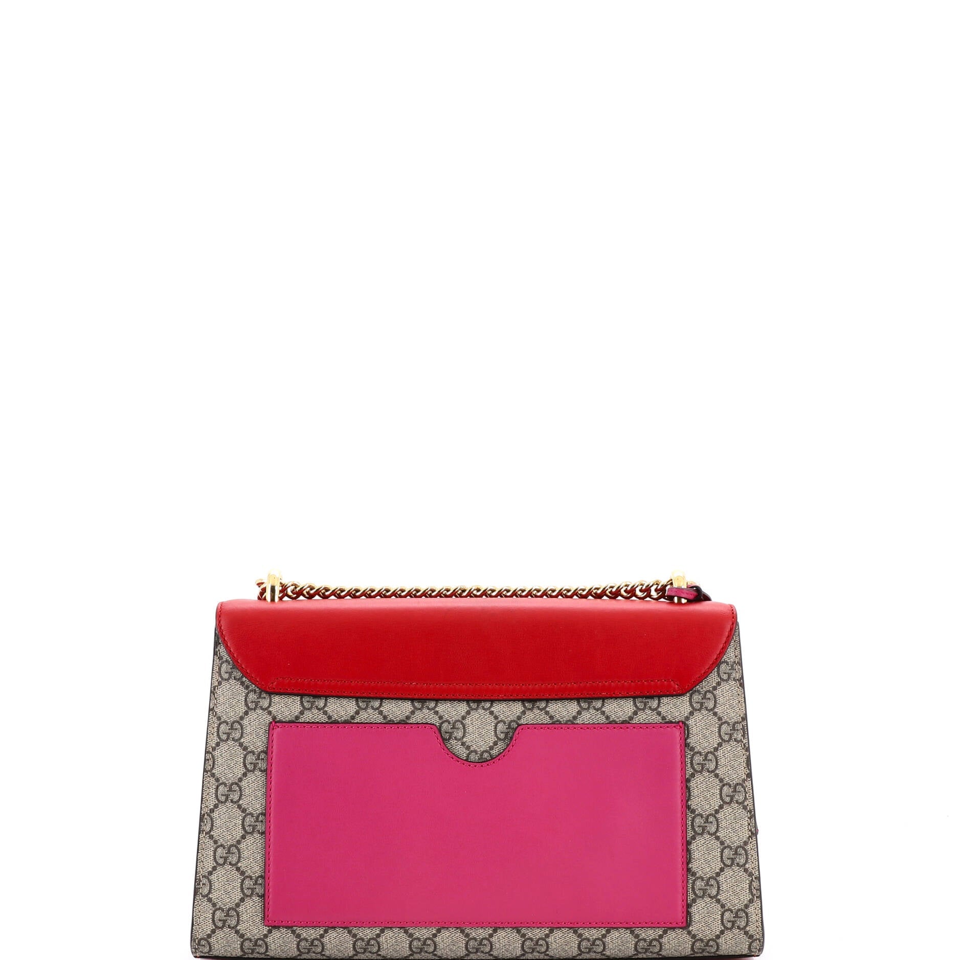 Padlock Shoulder Bag GG Coated Canvas and Leather Medium