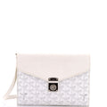 Chypre Wallet on Strap Coated Canvas with Leather
