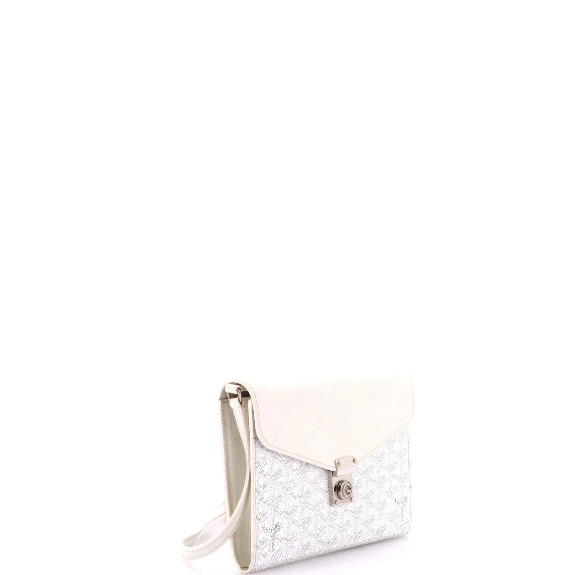 Chypre Wallet on Strap Coated Canvas with Leather