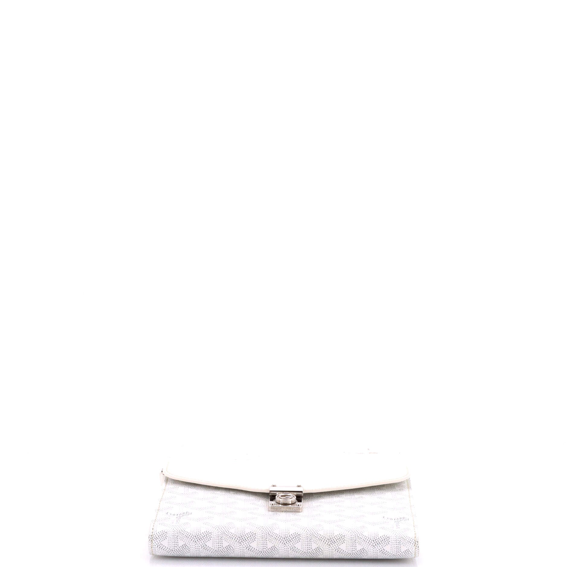 Chypre Wallet on Strap Coated Canvas with Leather
