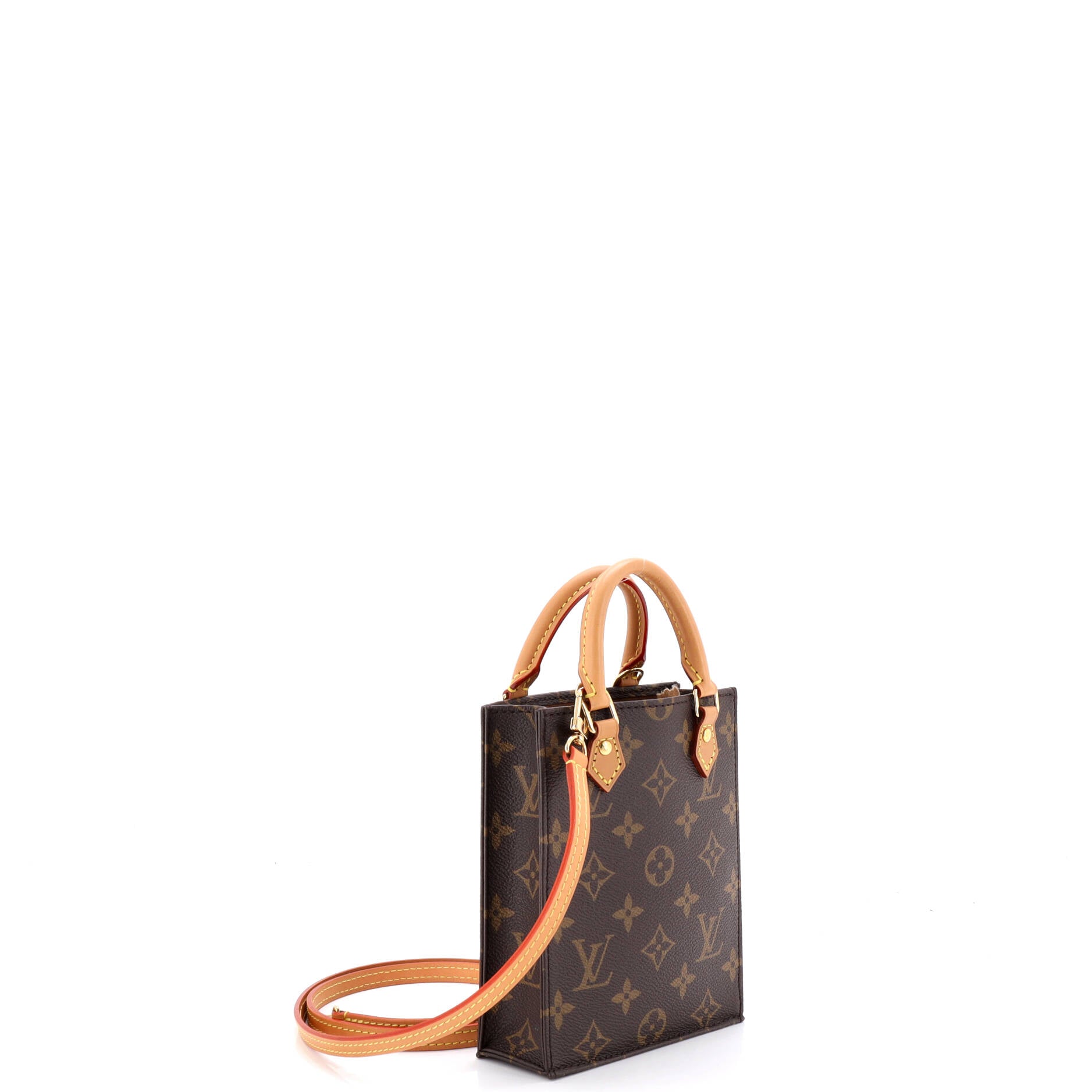 Petit Sac Plat Bag Monogram Canvas
