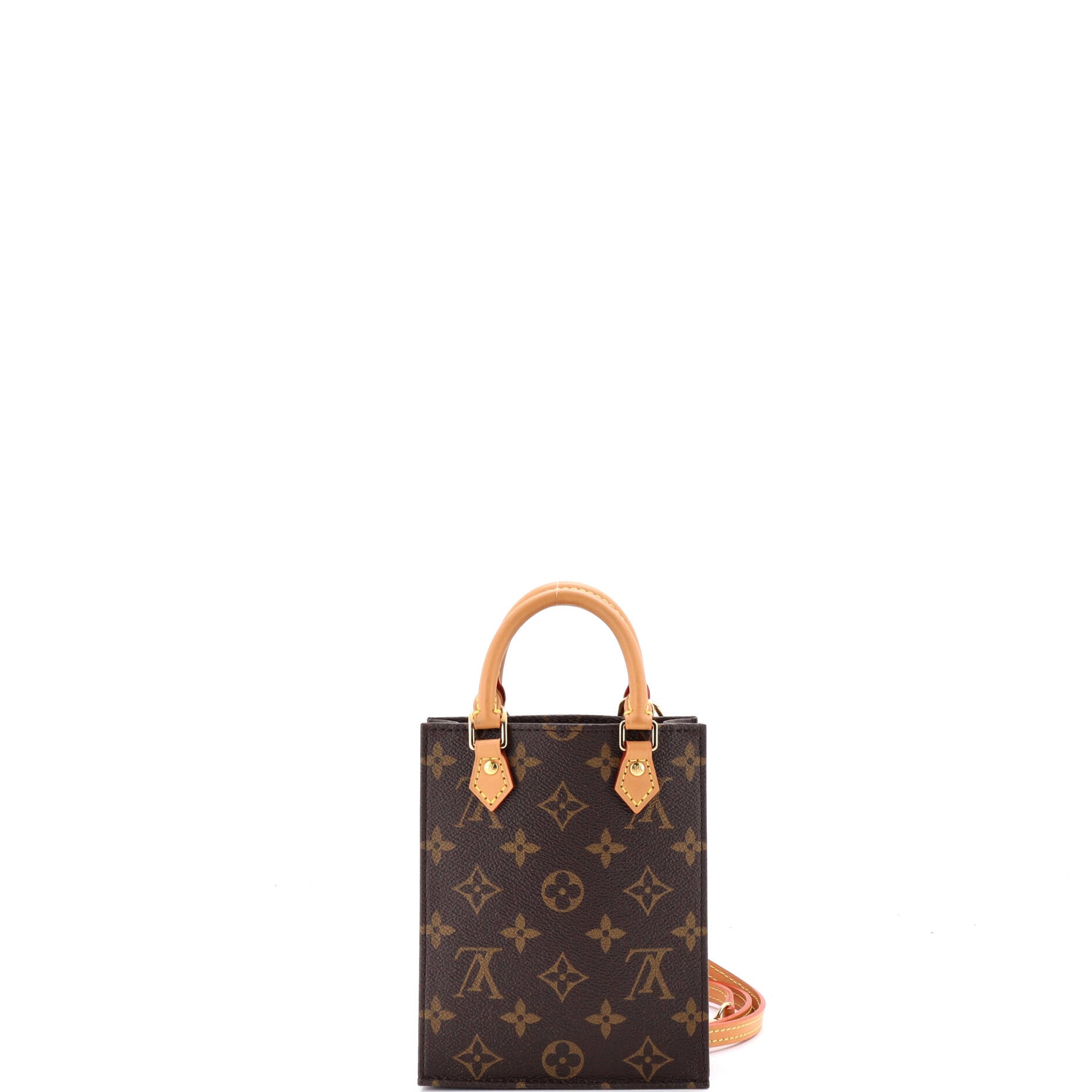 Petit Sac Plat Bag Monogram Canvas
