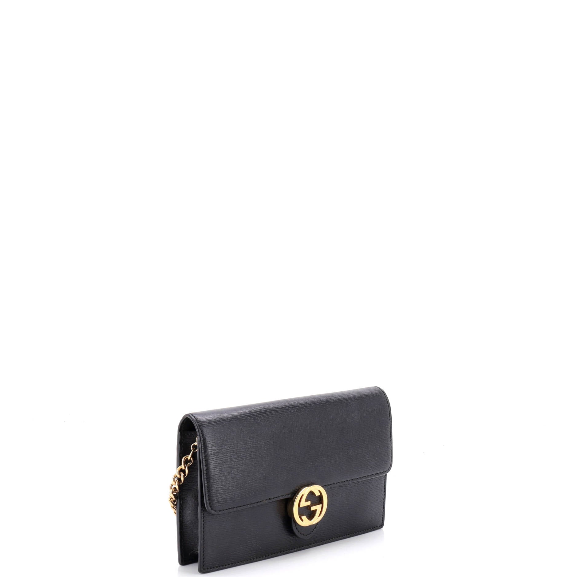 Interlocking Wallet on Chain Leather