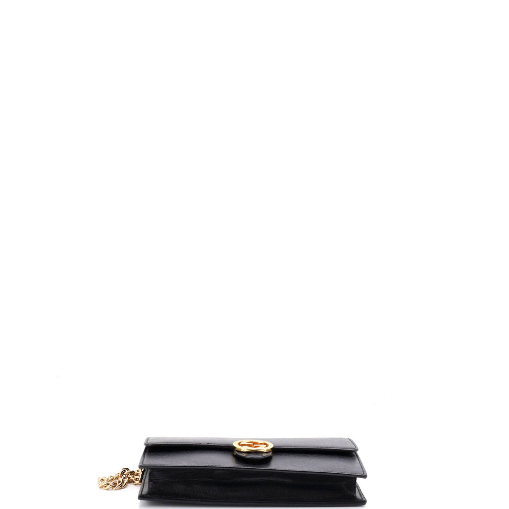 Interlocking Wallet on Chain Leather