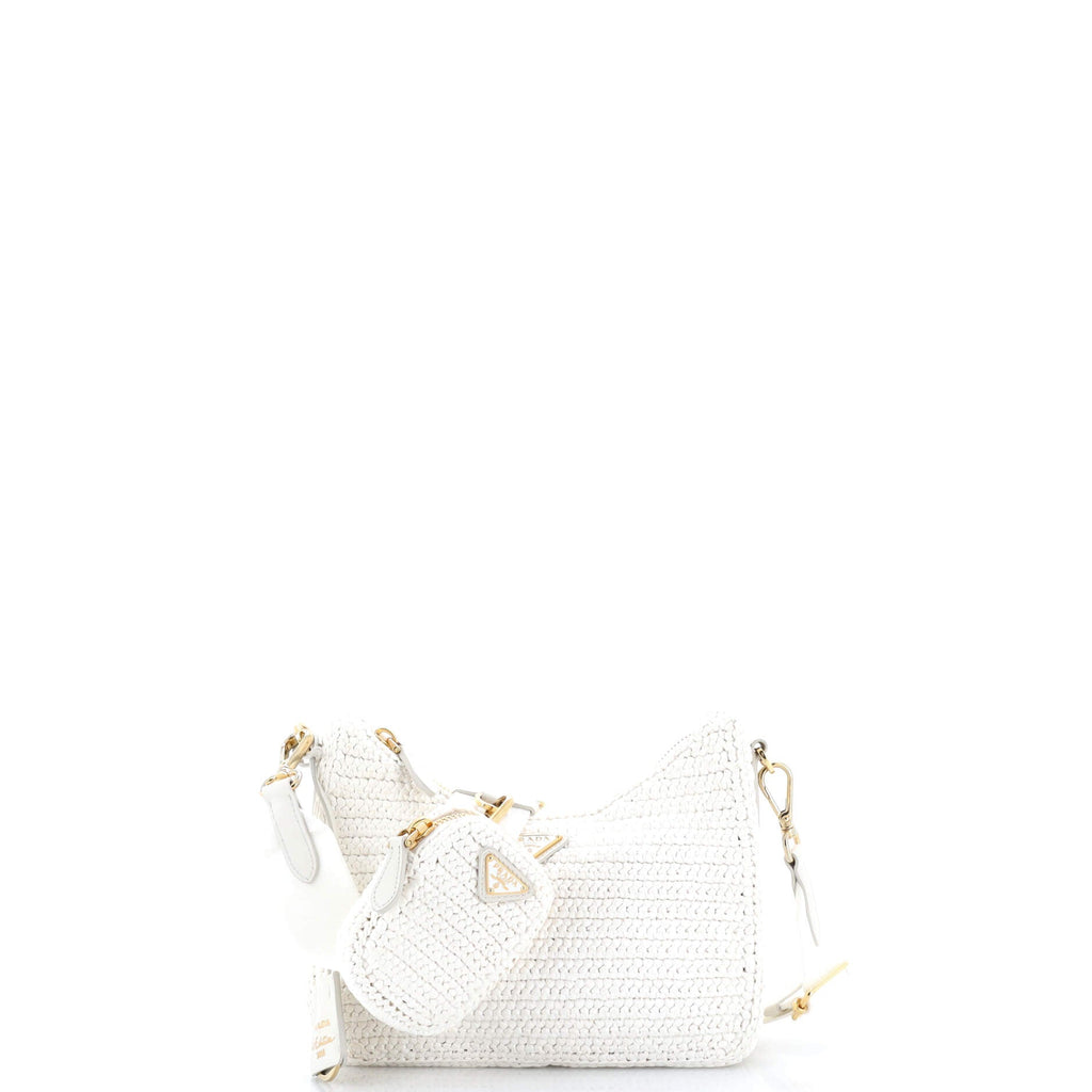 Re-Edition 2005 Shoulder Bag Raffia Small