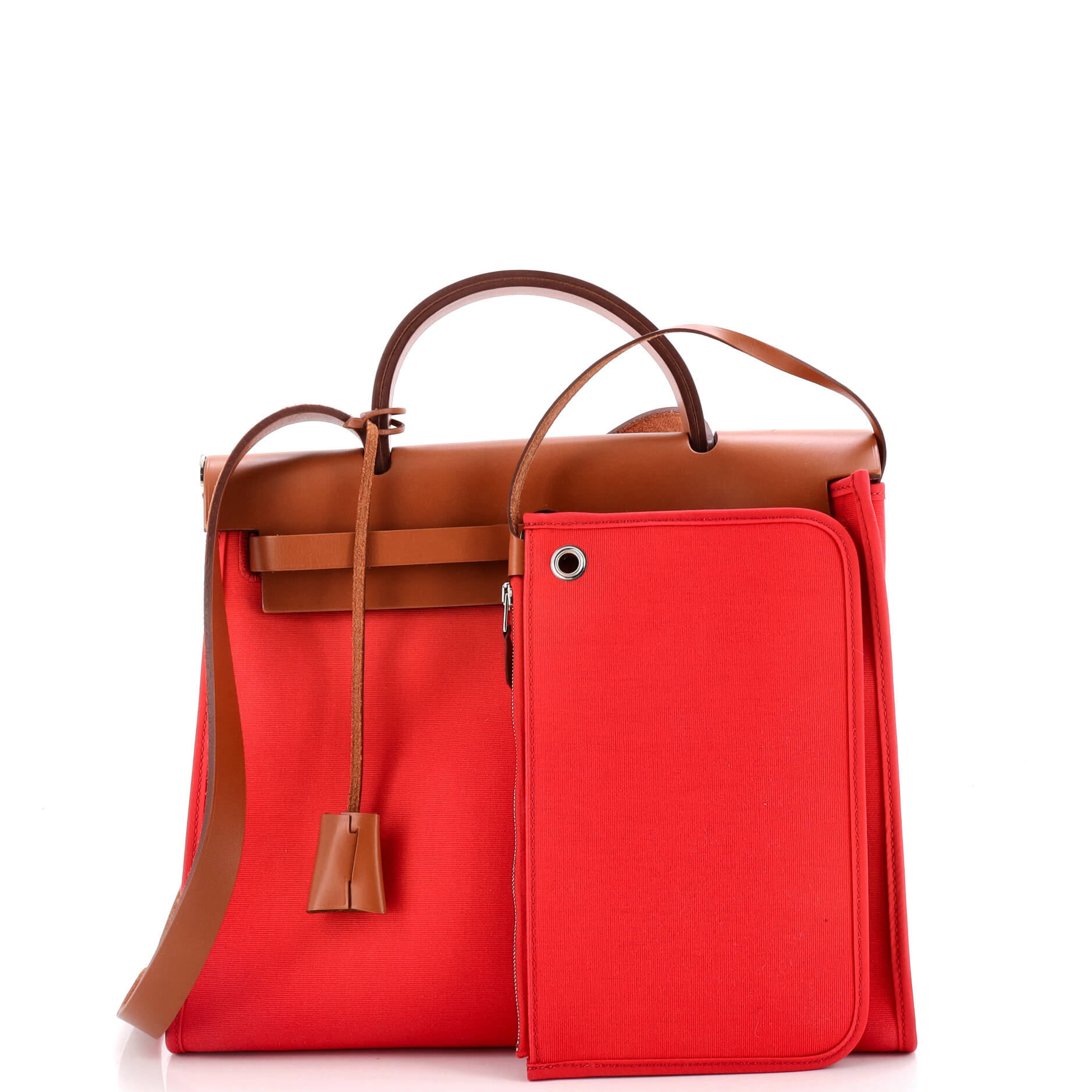 Herbag Zip Leather and Toile 31