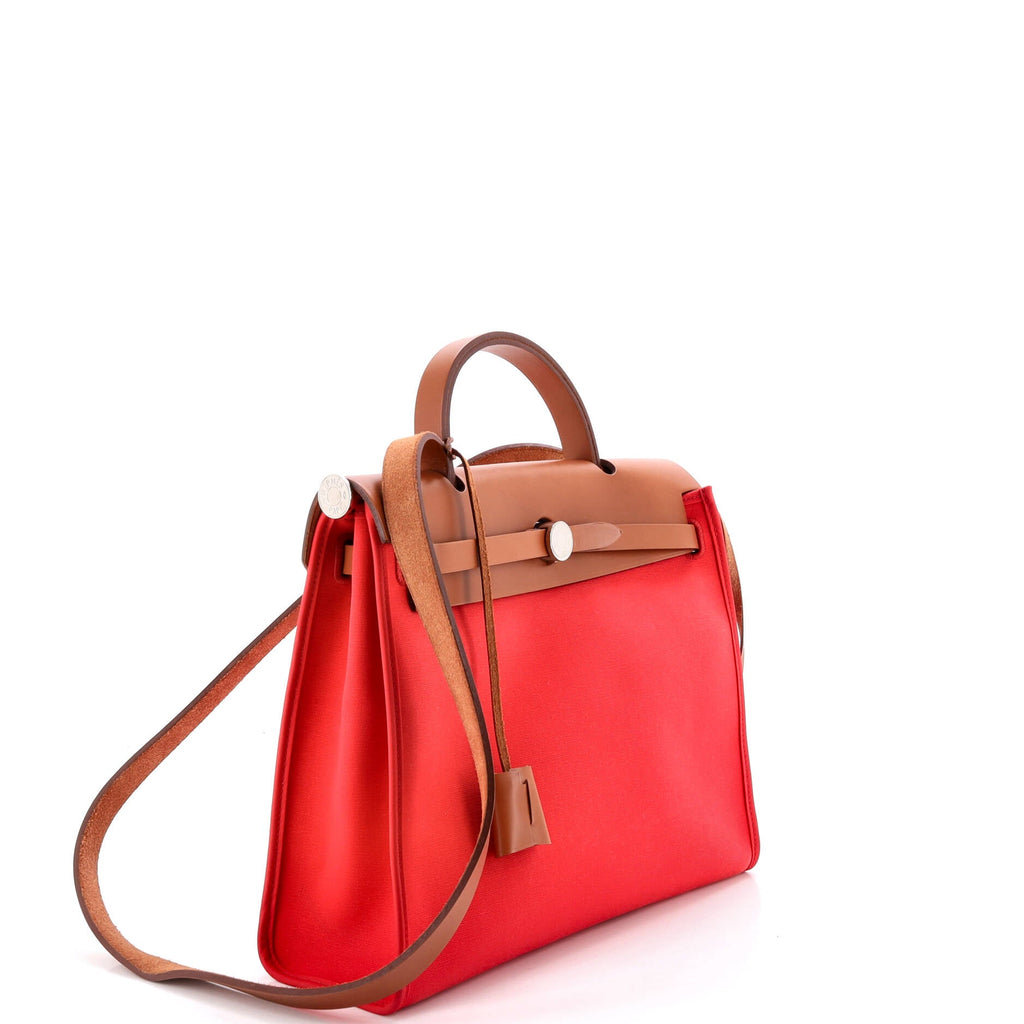 Herbag Zip Leather and Toile 31