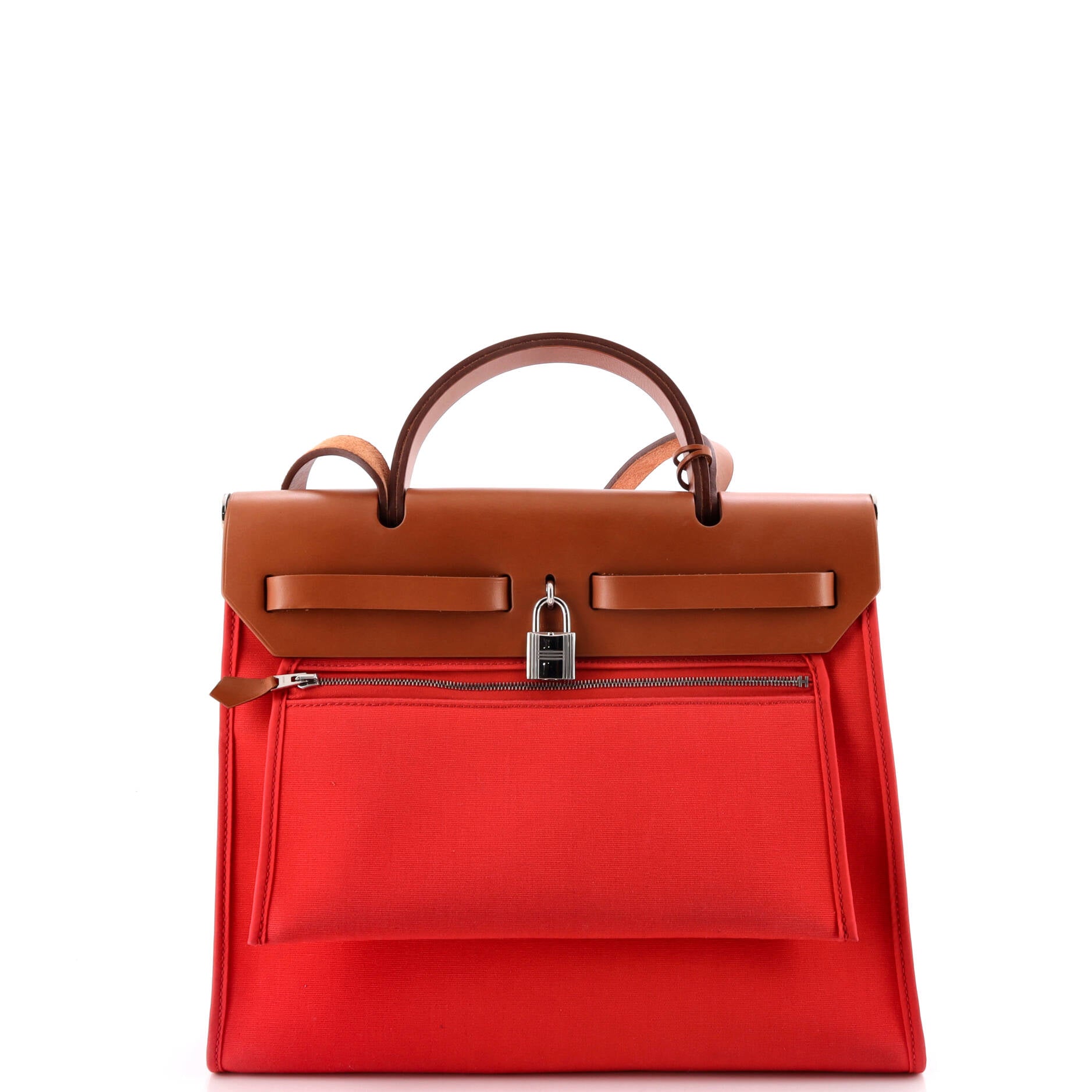 Herbag Zip Leather and Toile 31
