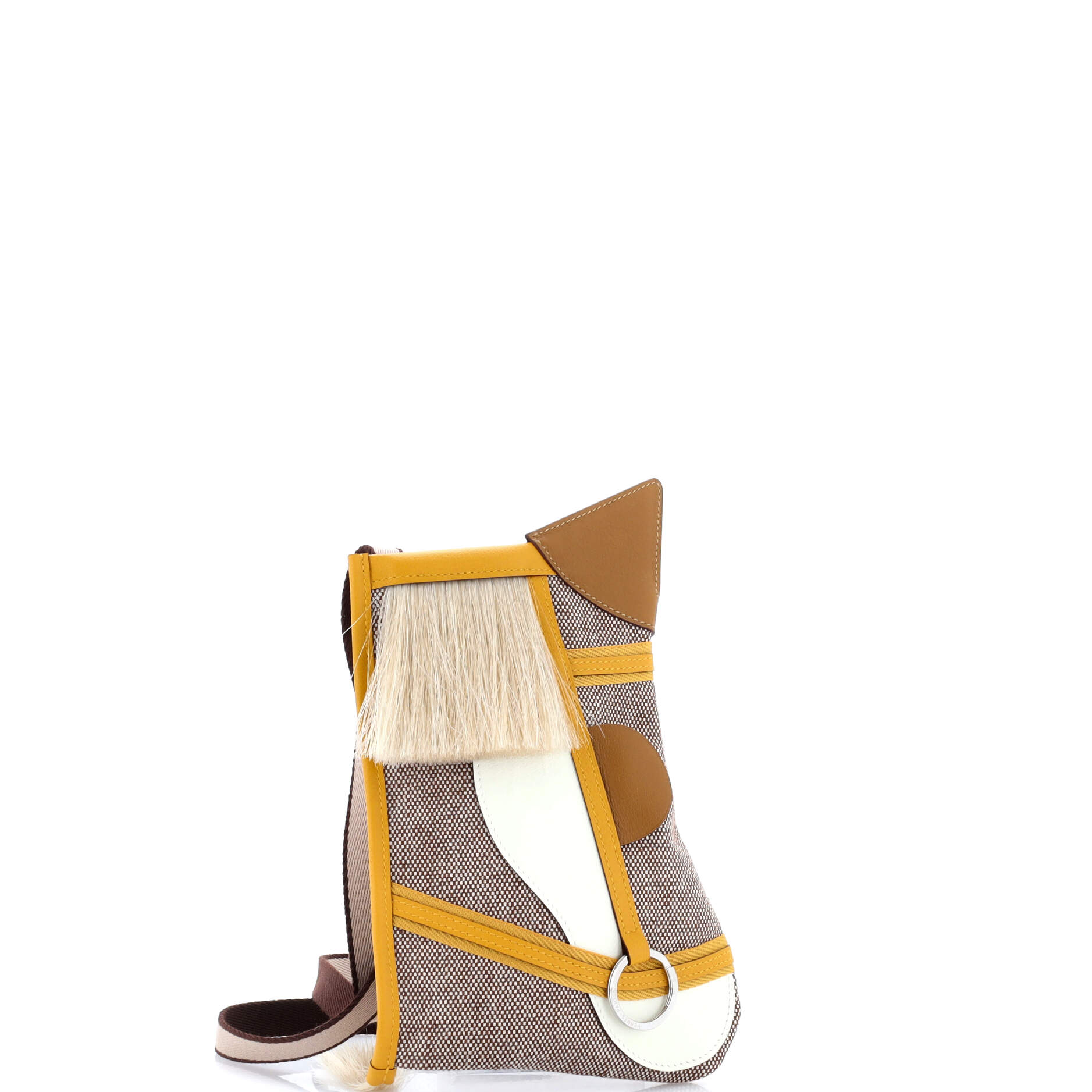Petit H Grand Prix Bag Toile and Leather
