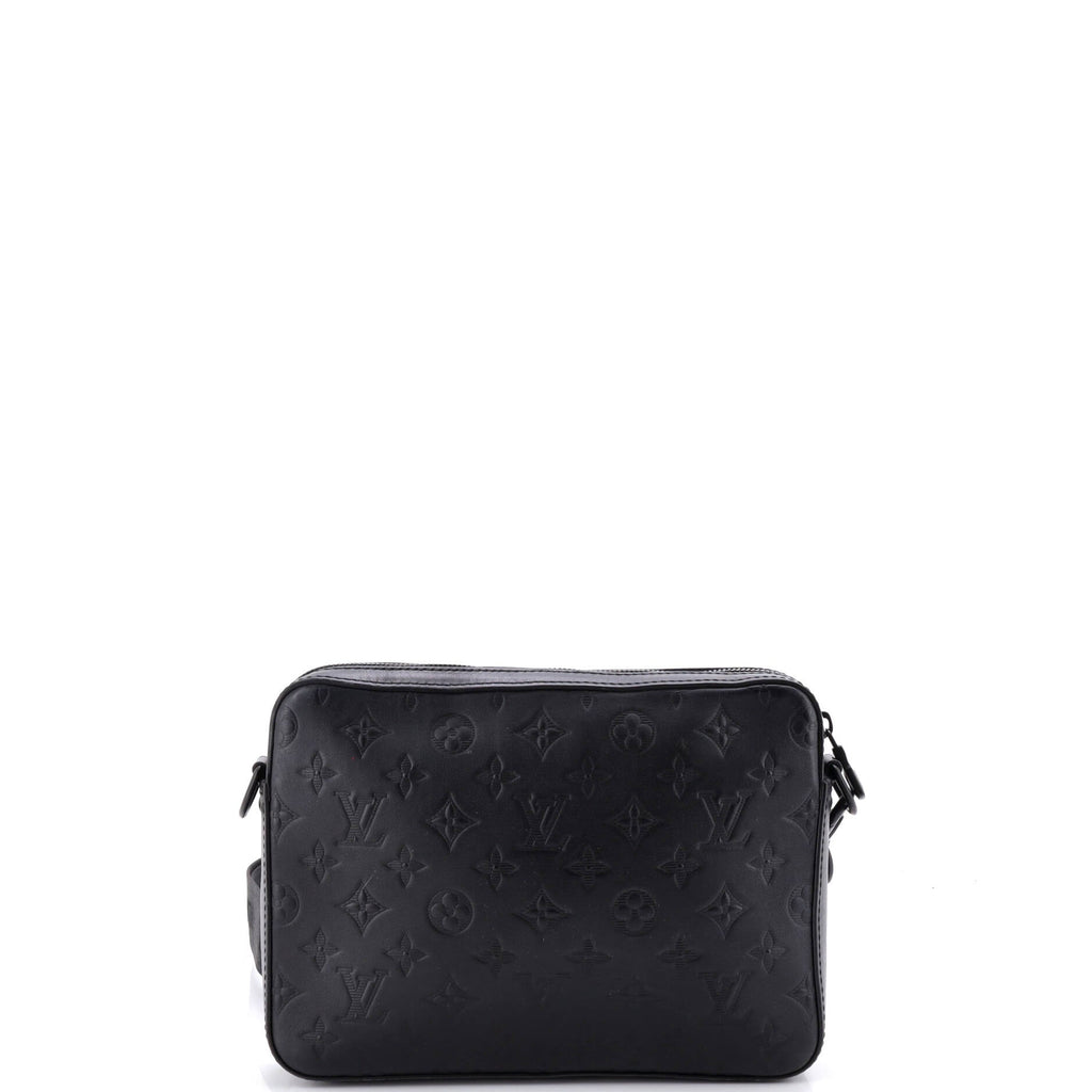 Duo Messenger Bag Monogram Shadow Leather