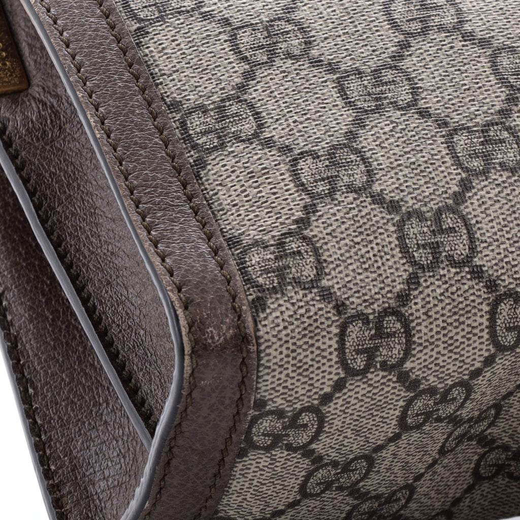 Ophidia Chain Shoulder Bag GG Coated Canvas Small