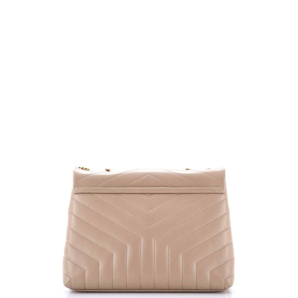 Loulou Shoulder Bag Matelasse Chevron Leather Medium