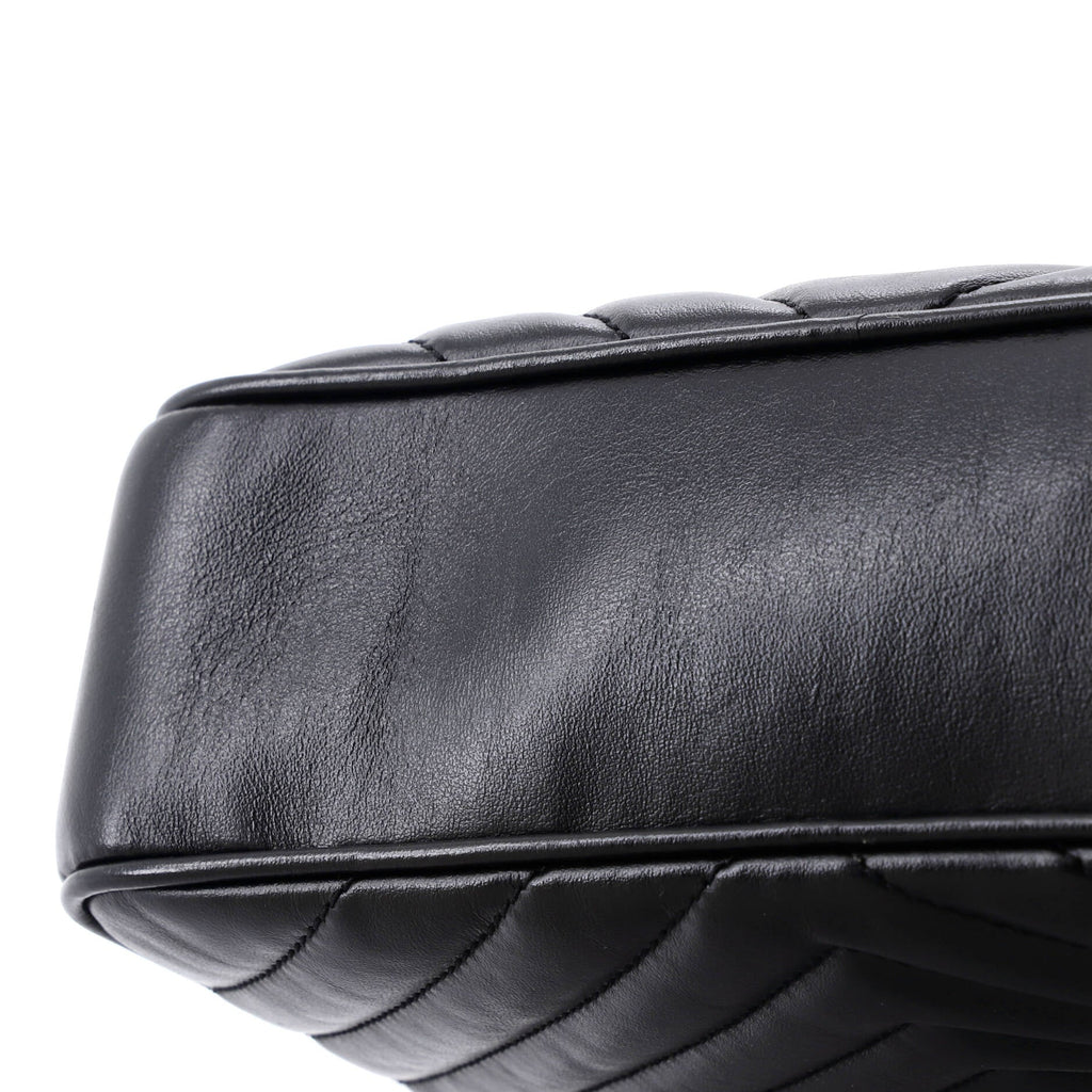 Lou Camera Bag Matelasse Chevron Leather Small