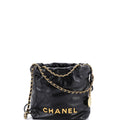22 Chain Hobo Quilted Calfskin Mini