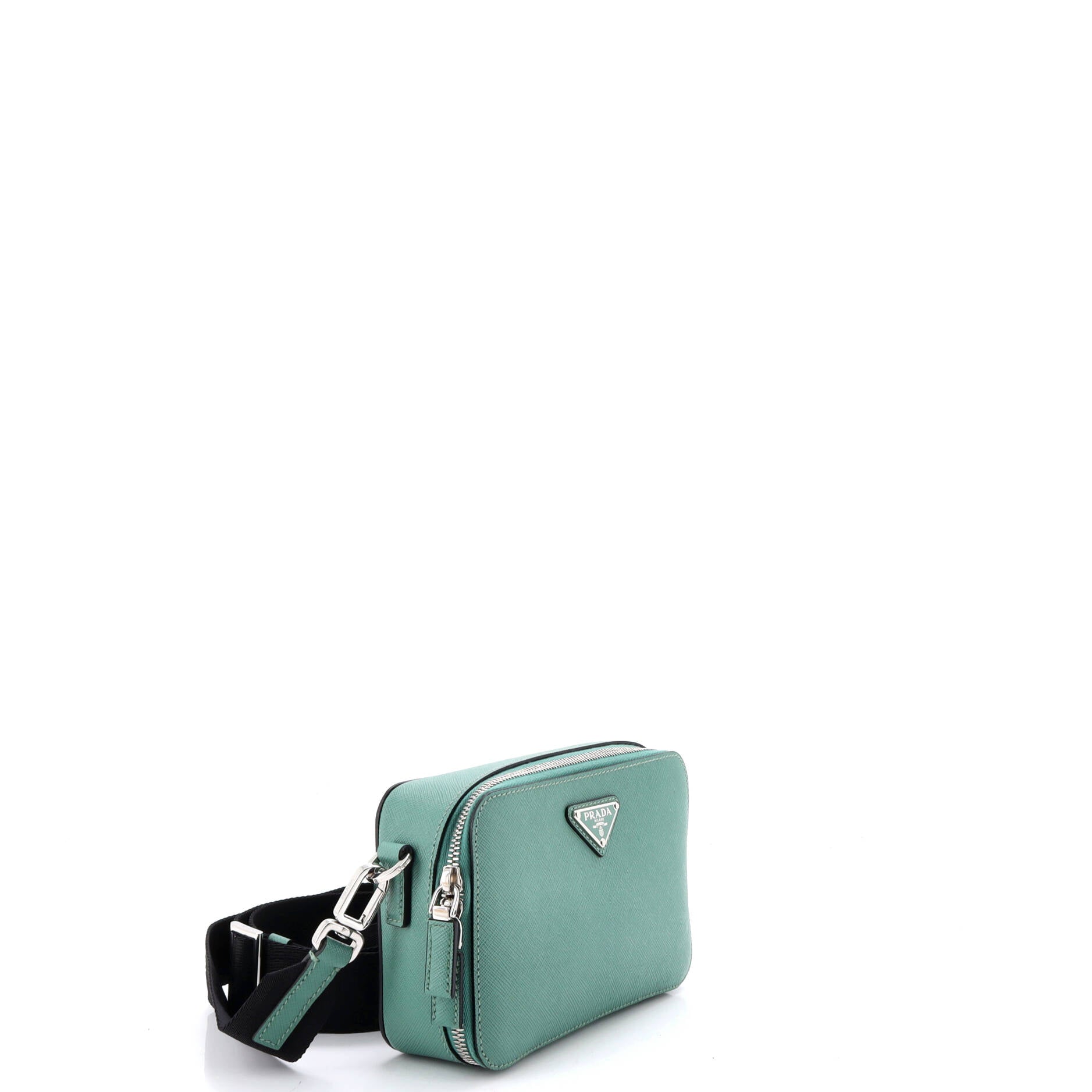 Brique Camera Crossbody Bag Saffiano Leather Mini
