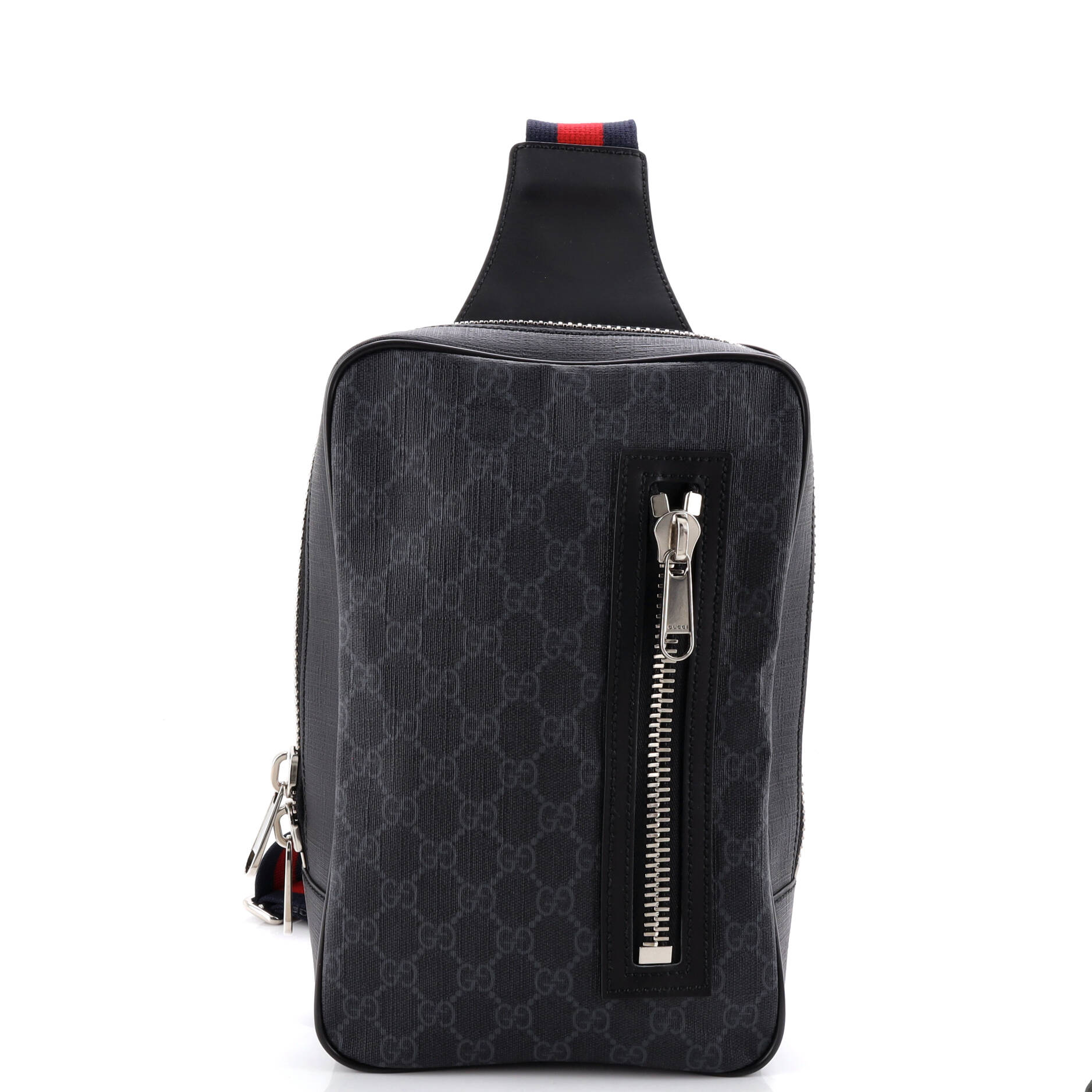 Soft Zip Sling Bag GG Coated Canvas Small
