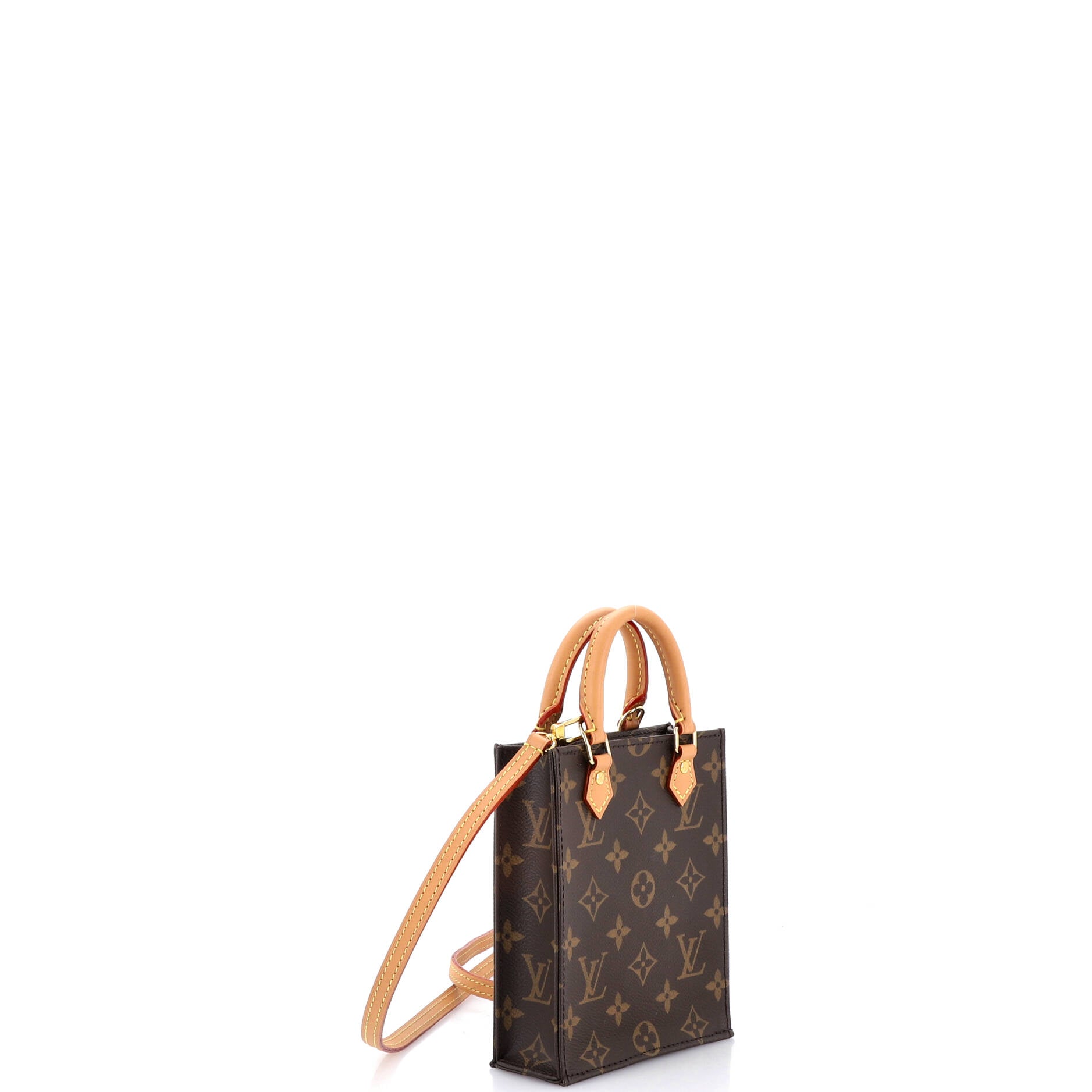 Petit Sac Plat Bag Monogram Canvas