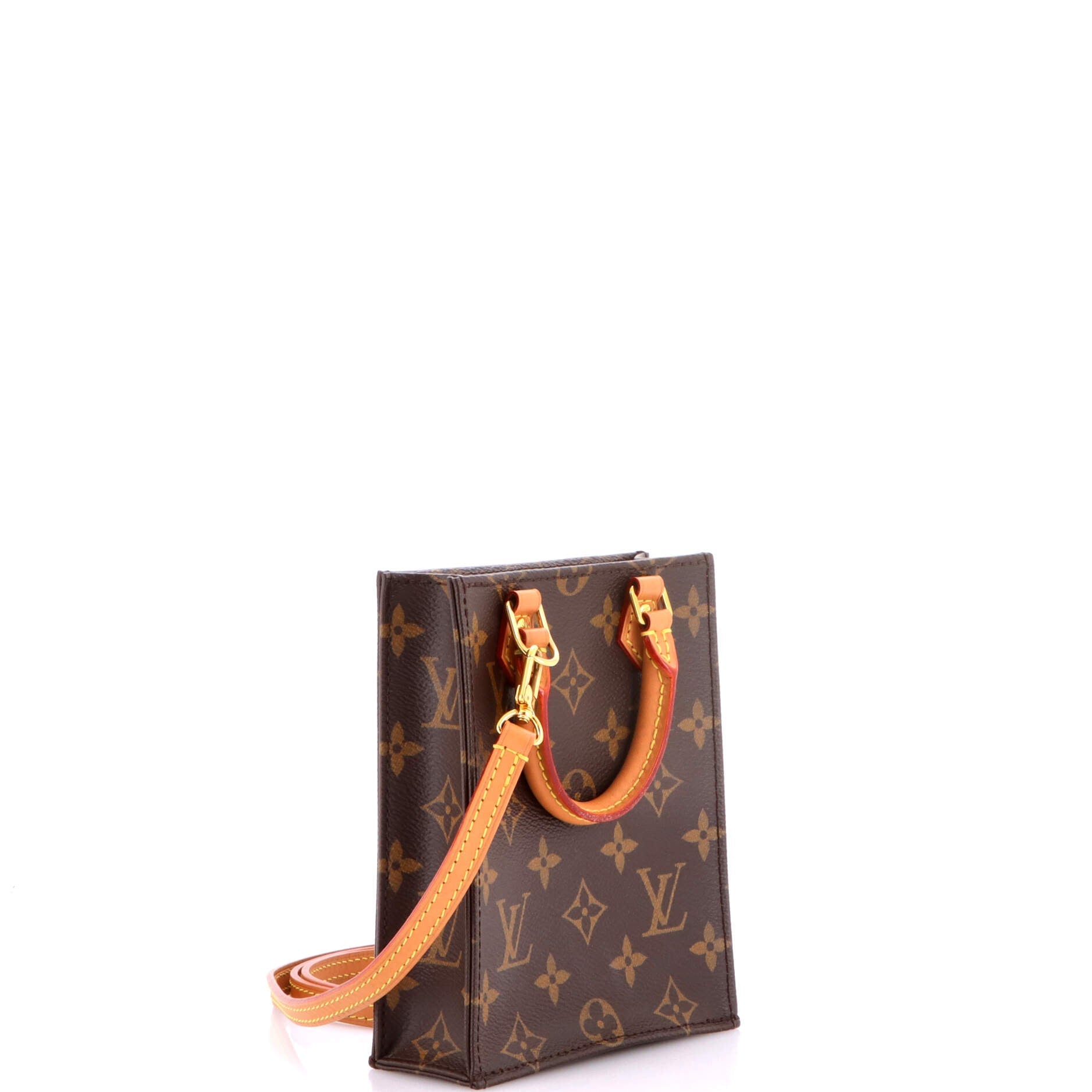 Petit Sac Plat Bag Monogram Canvas