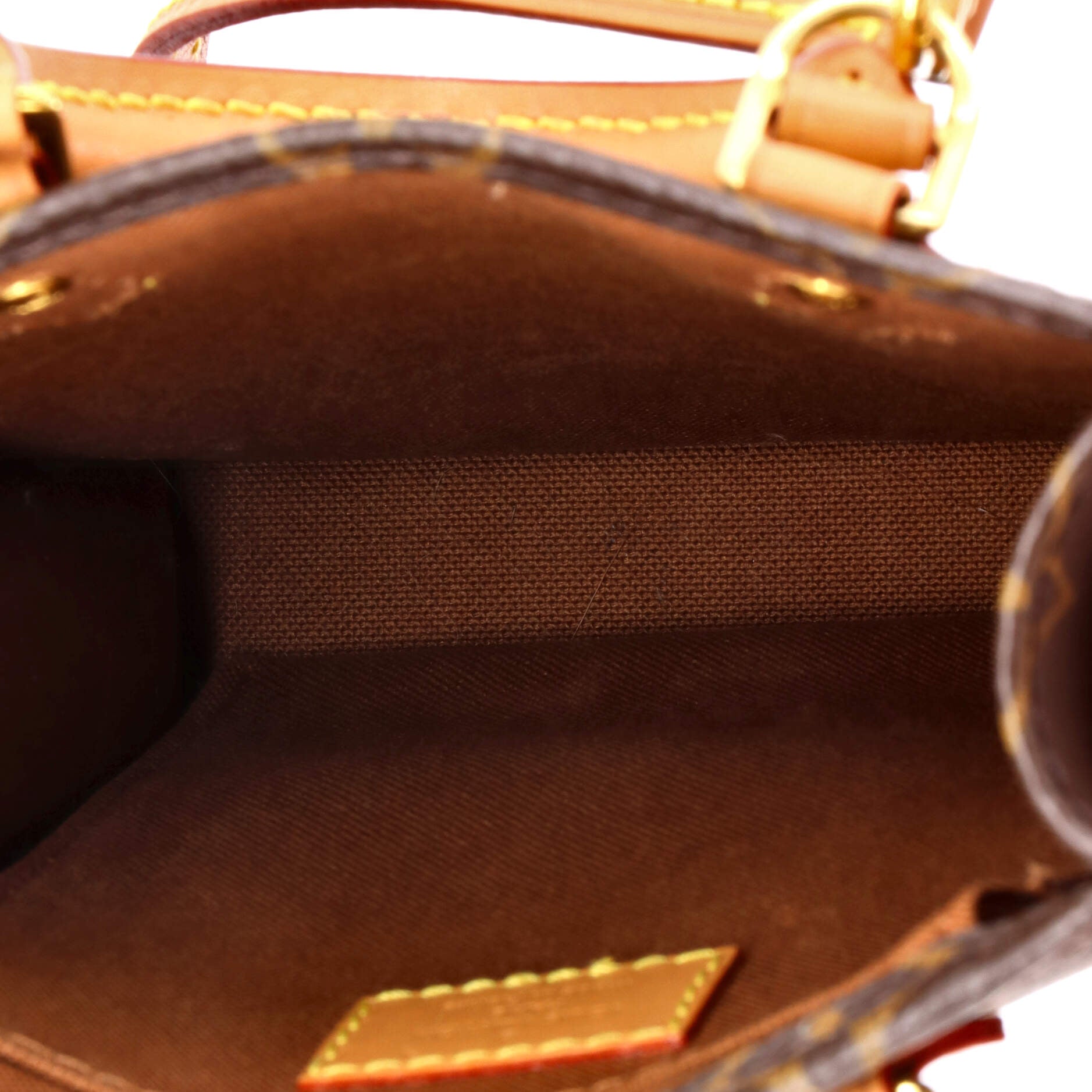Petit Sac Plat Bag Monogram Canvas