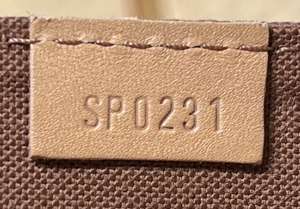 Petit Sac Plat Bag Monogram Canvas