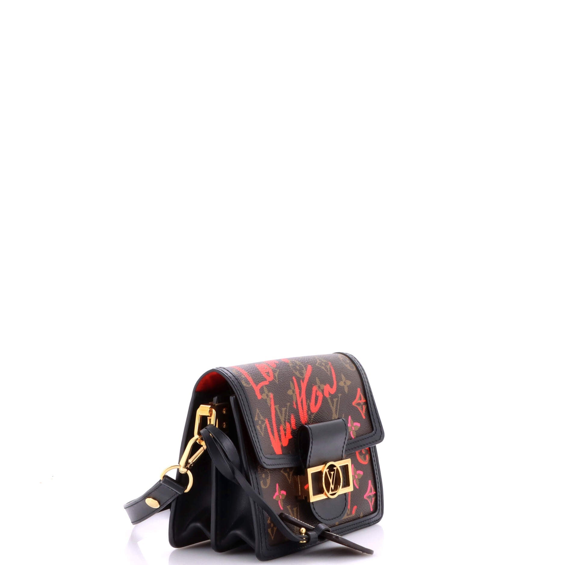 Dauphine Shoulder Bag Limited Edition Fall in Love Monogram Canvas Mini
