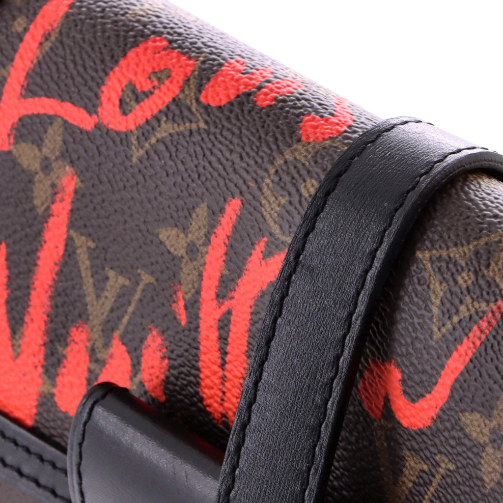 Dauphine Shoulder Bag Limited Edition Fall in Love Monogram Canvas Mini