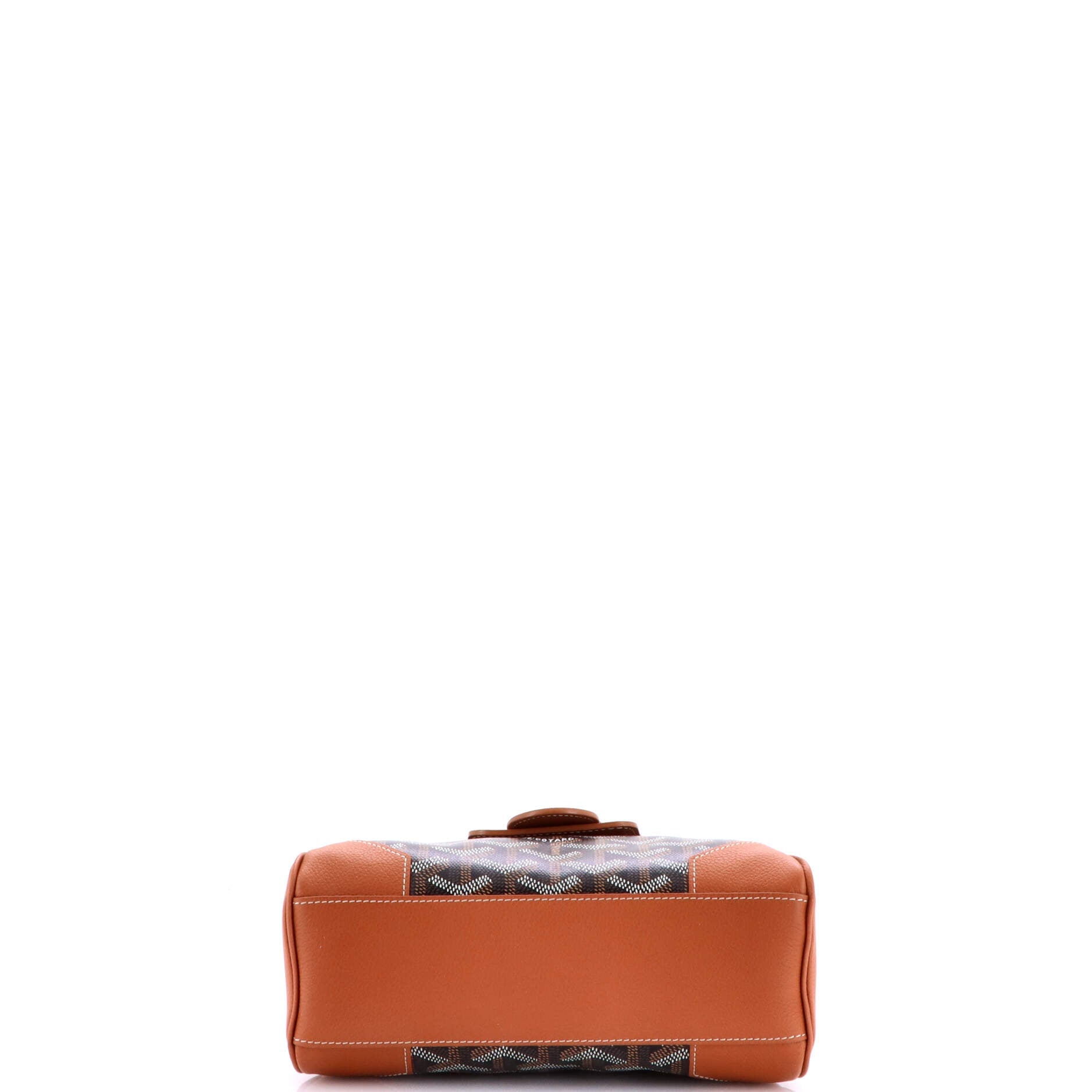 Saigon Top Handle Bag Coated Canvas with Leather Mini