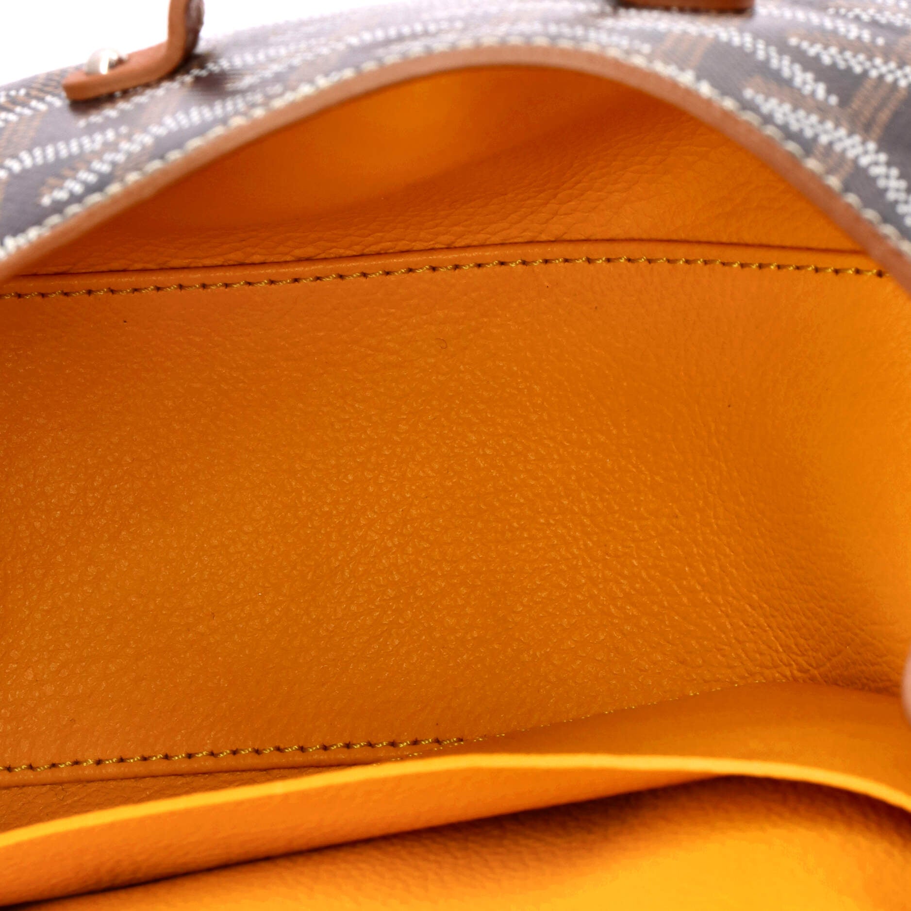 Saigon Top Handle Bag Coated Canvas with Leather Mini