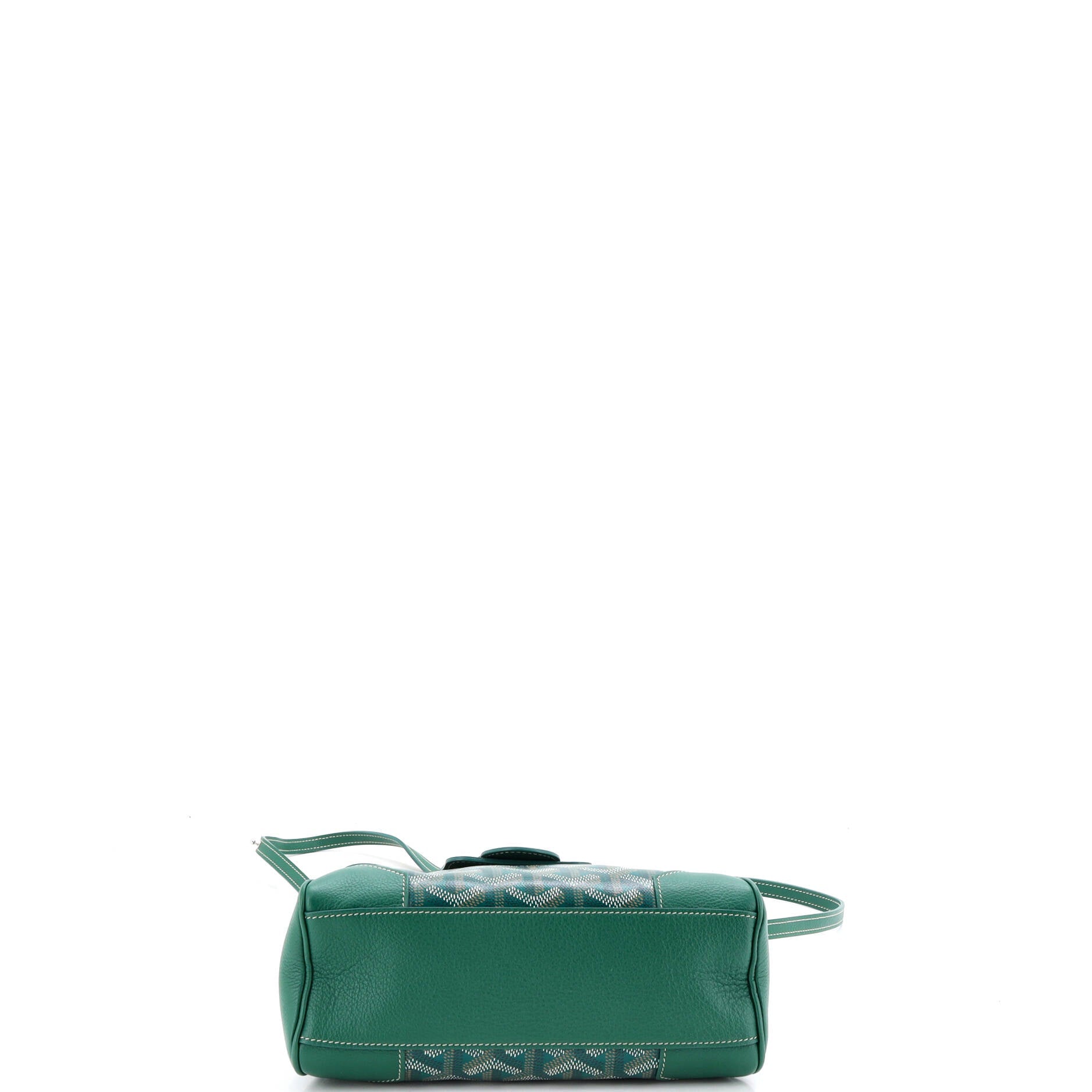 Saigon Top Handle Bag Coated Canvas with Leather Mini