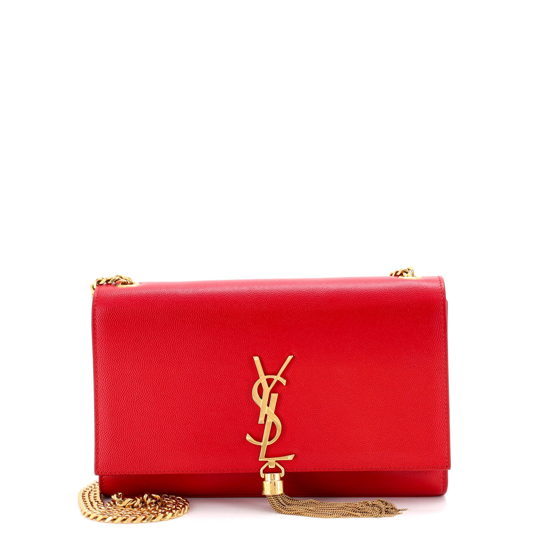 Classic Monogram Tassel Crossbody Bag Leather Medium