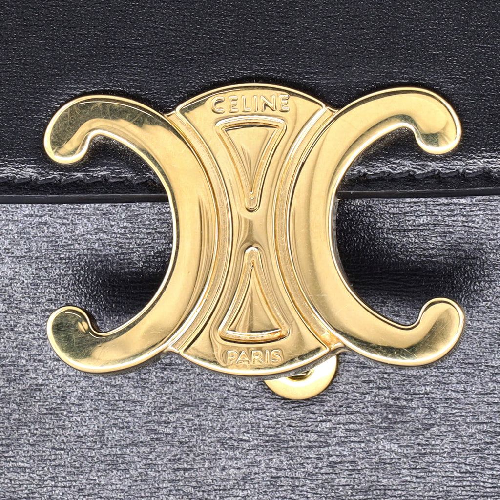 Triomphe Shoulder Bag Smooth Calfskin Mini