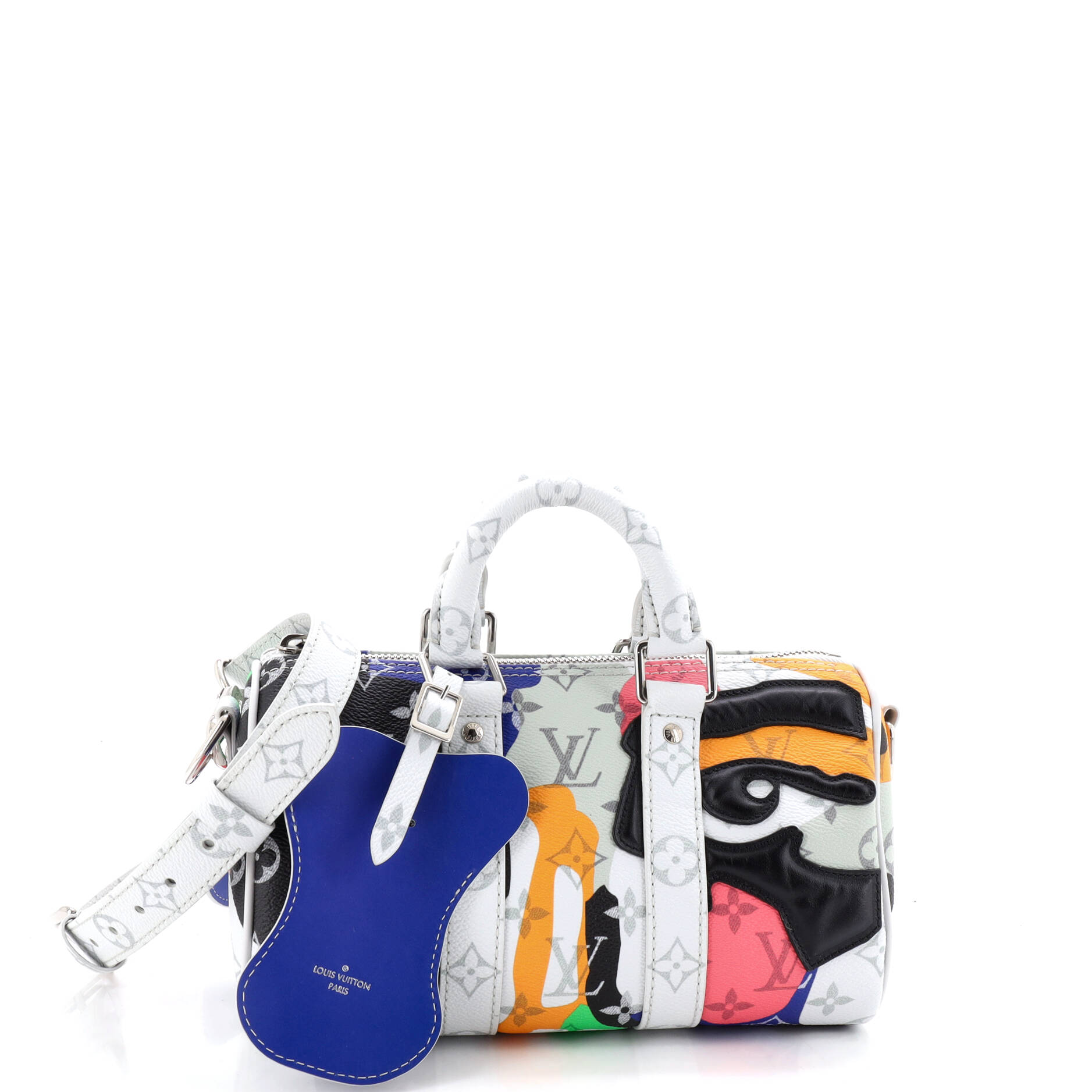 Keepall Bandouliere Bag Limited Edition Portrait Monogram Canvas 25