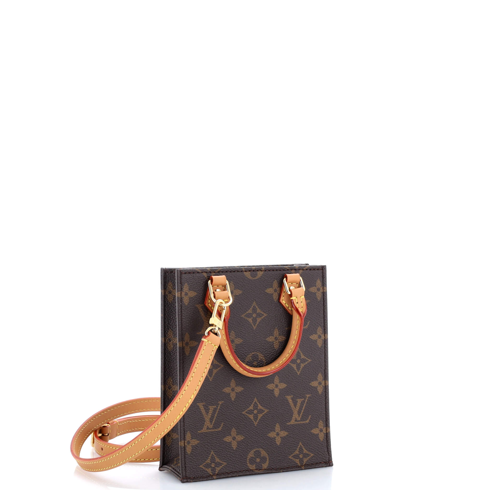 Petit Sac Plat Bag Monogram Canvas