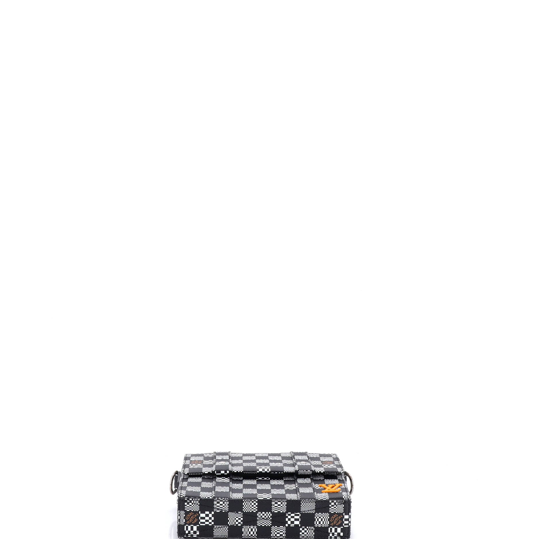 Flap Soft Trunk Messenger Bag Limited Edition Distorted Damier